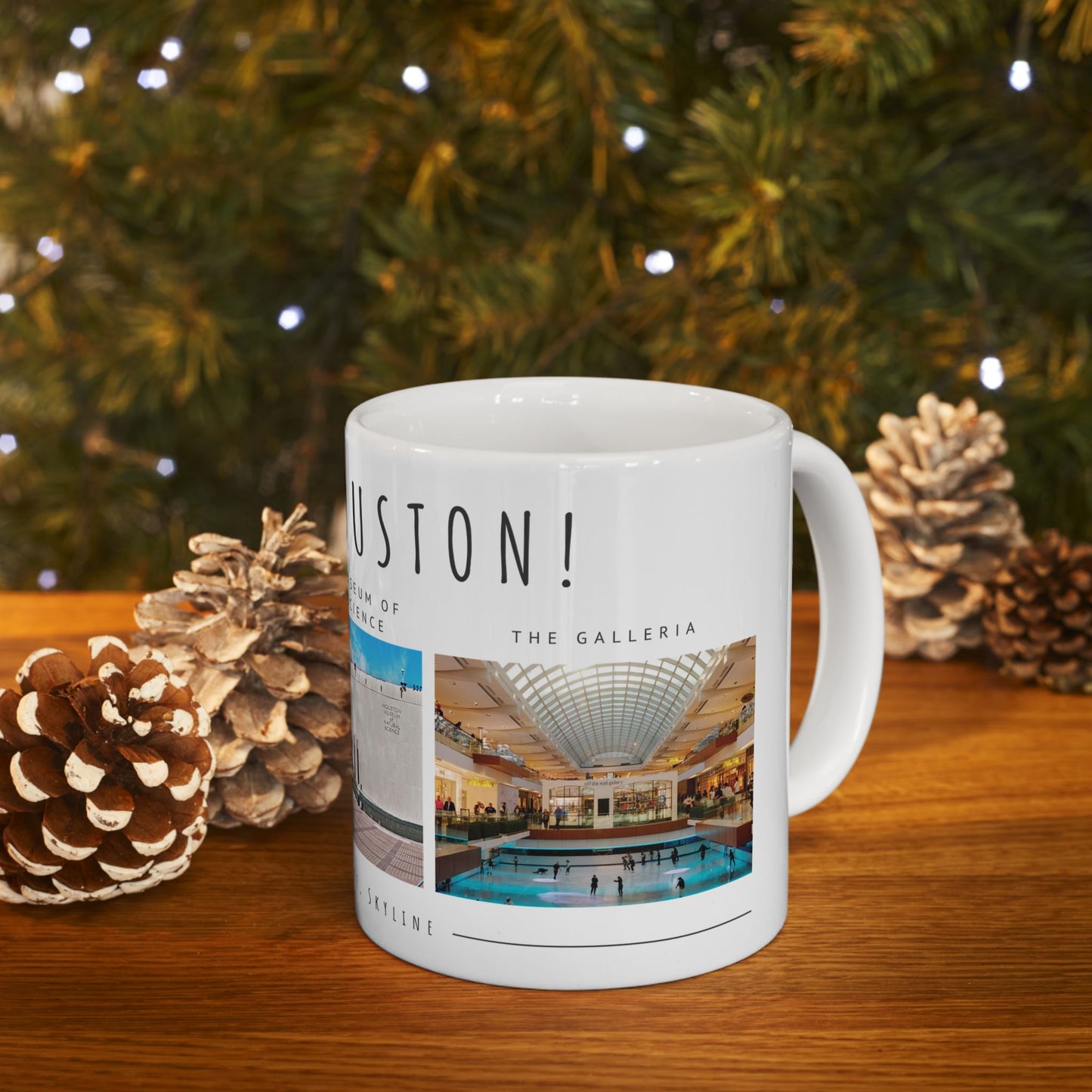 Hello, Houston! Ceramic Mug - 11oz & 15oz - Perfect Gift for Space and Science Lovers - 12094