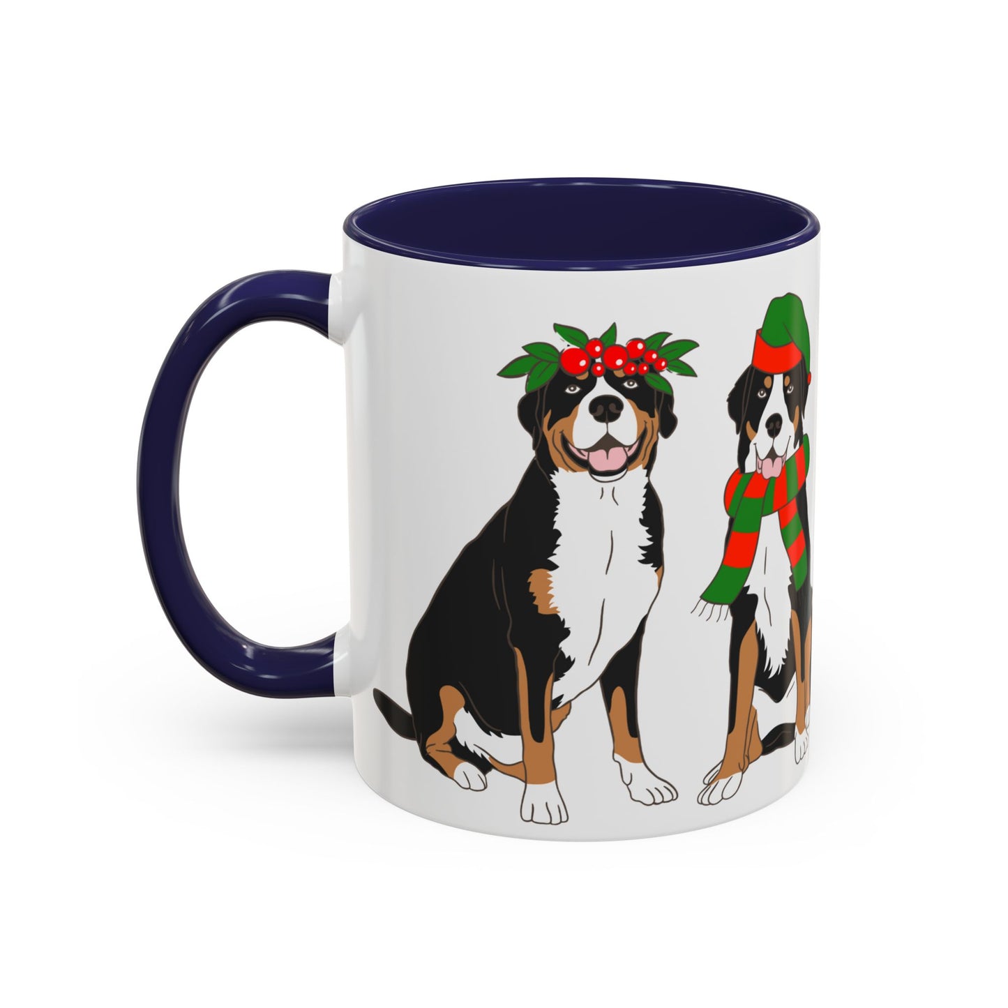 Christmas Dogs - Accent Coffee Mug (11, 15oz) - 10305