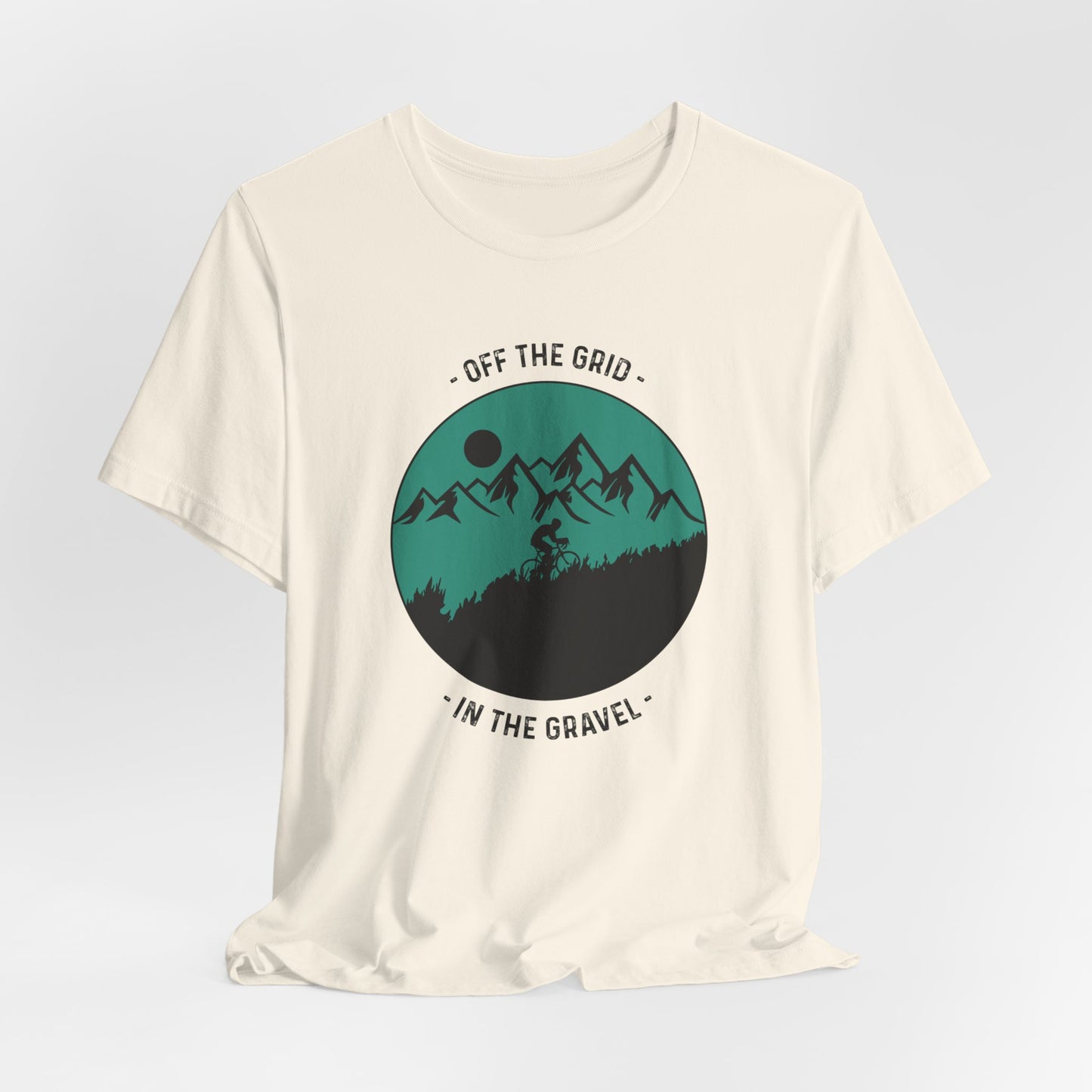 Bicycle: Off The Grid, In The Gravel - Unisex Jersey Short Sleeve Tee