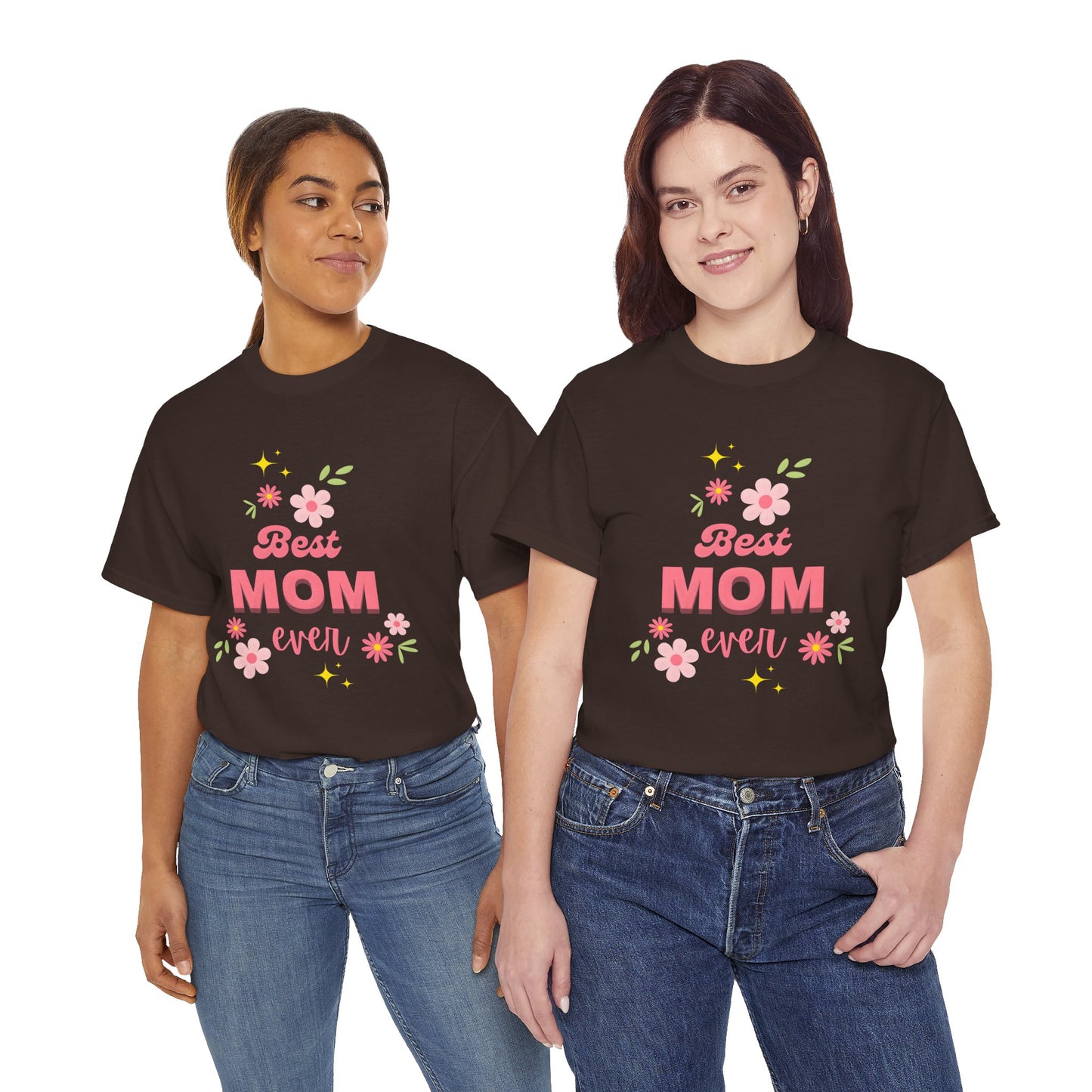 Best Mom Ever Shirt – Floral Mother’s Day Gift Tee - 14878