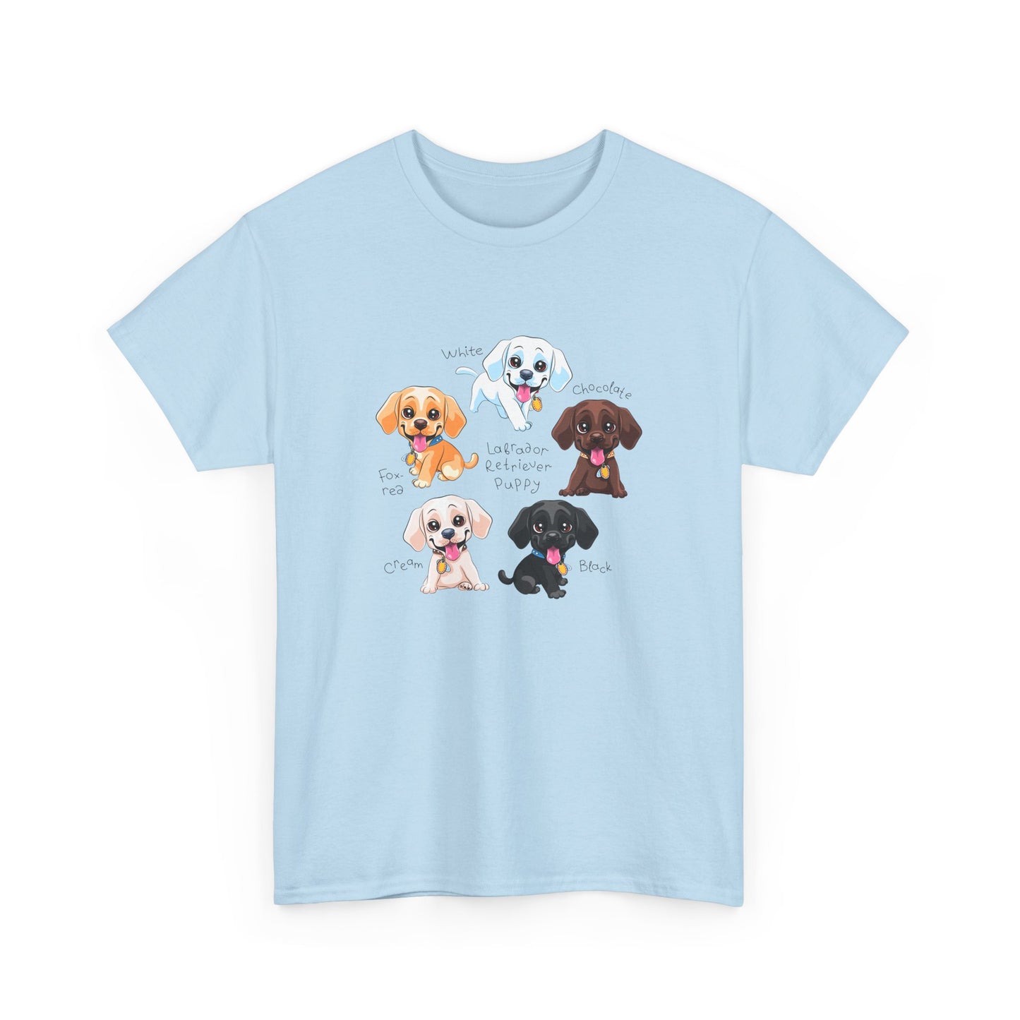 Puppies - Unisex Heavy Cotton Tee - 10277