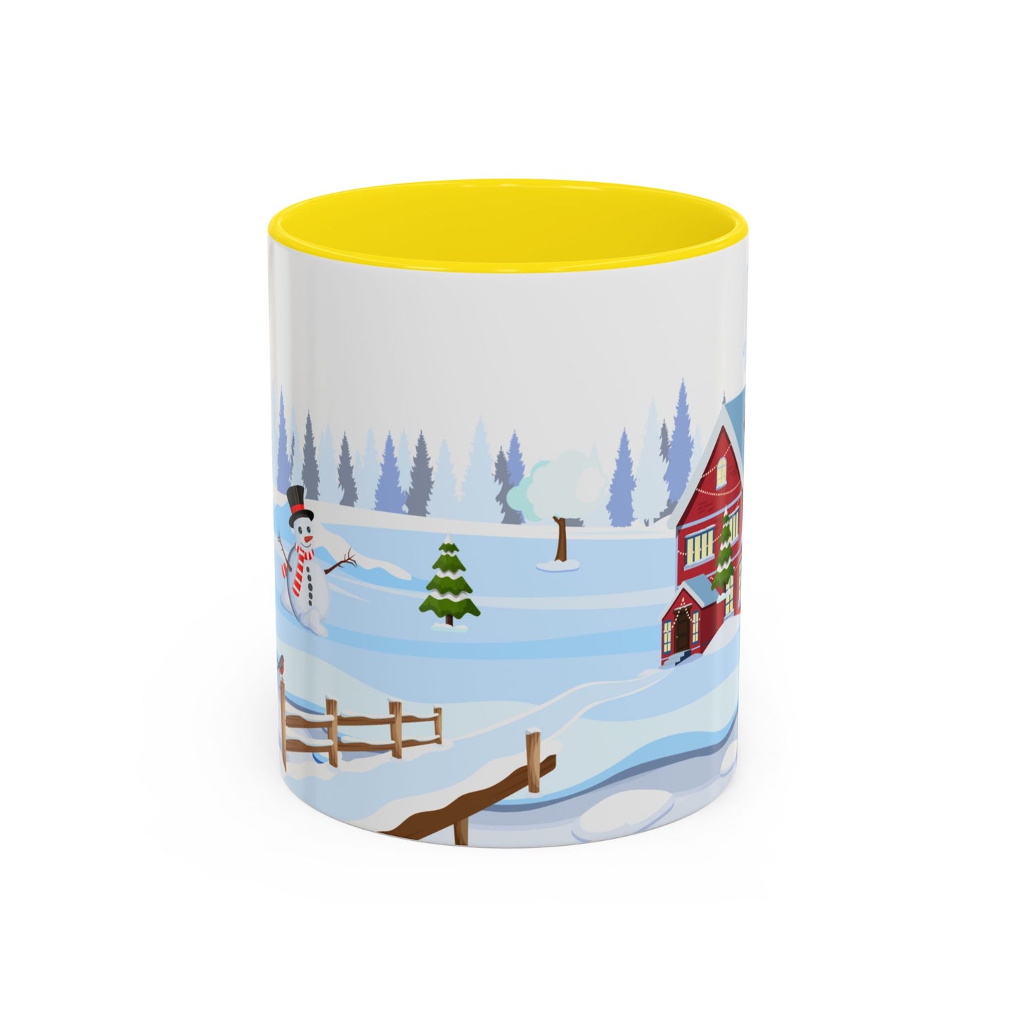 Winter Day Outside - Accent Coffee Mug (11, 15oz) - 10453