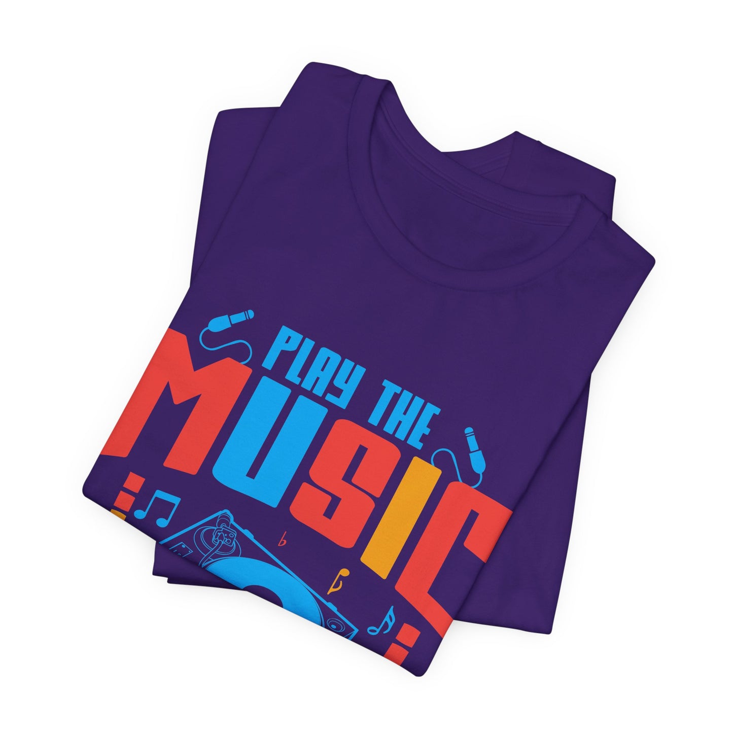 Play The Music Instrument - Unisex Jersey Short Sleeve Tee - 11934