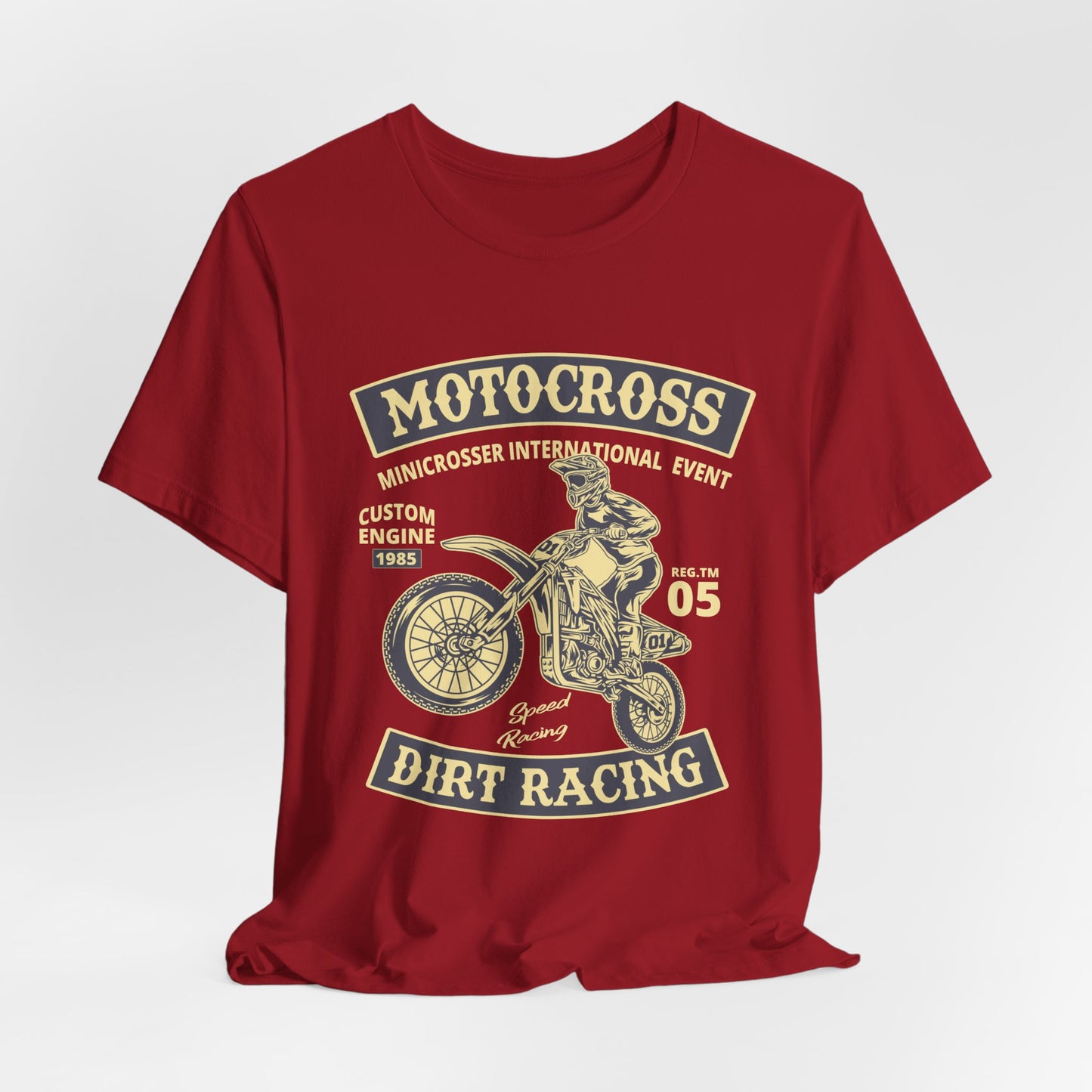 Motocross, Dirt Racing - Unisex Jersey Short Sleeve Tee - 13147