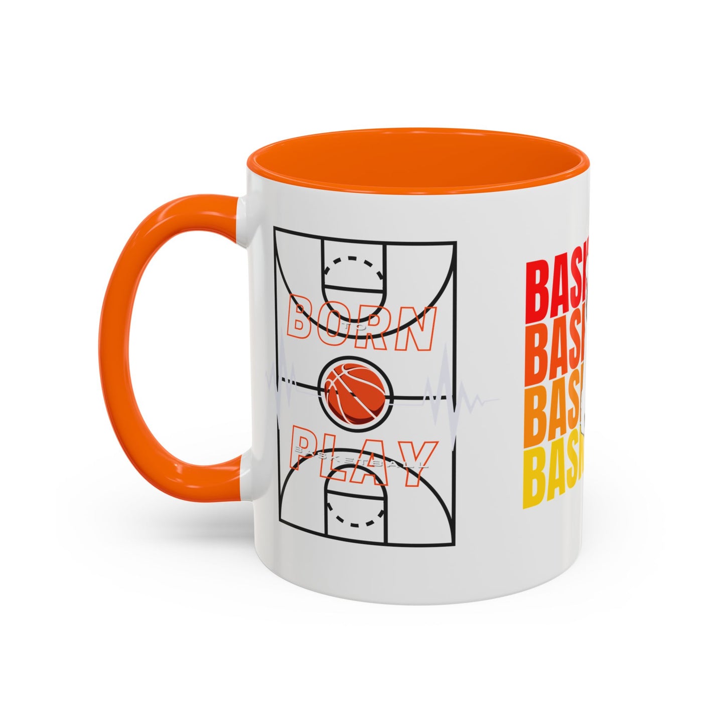 Basketball - Accent Coffee Mug (11, 15oz) - 10715