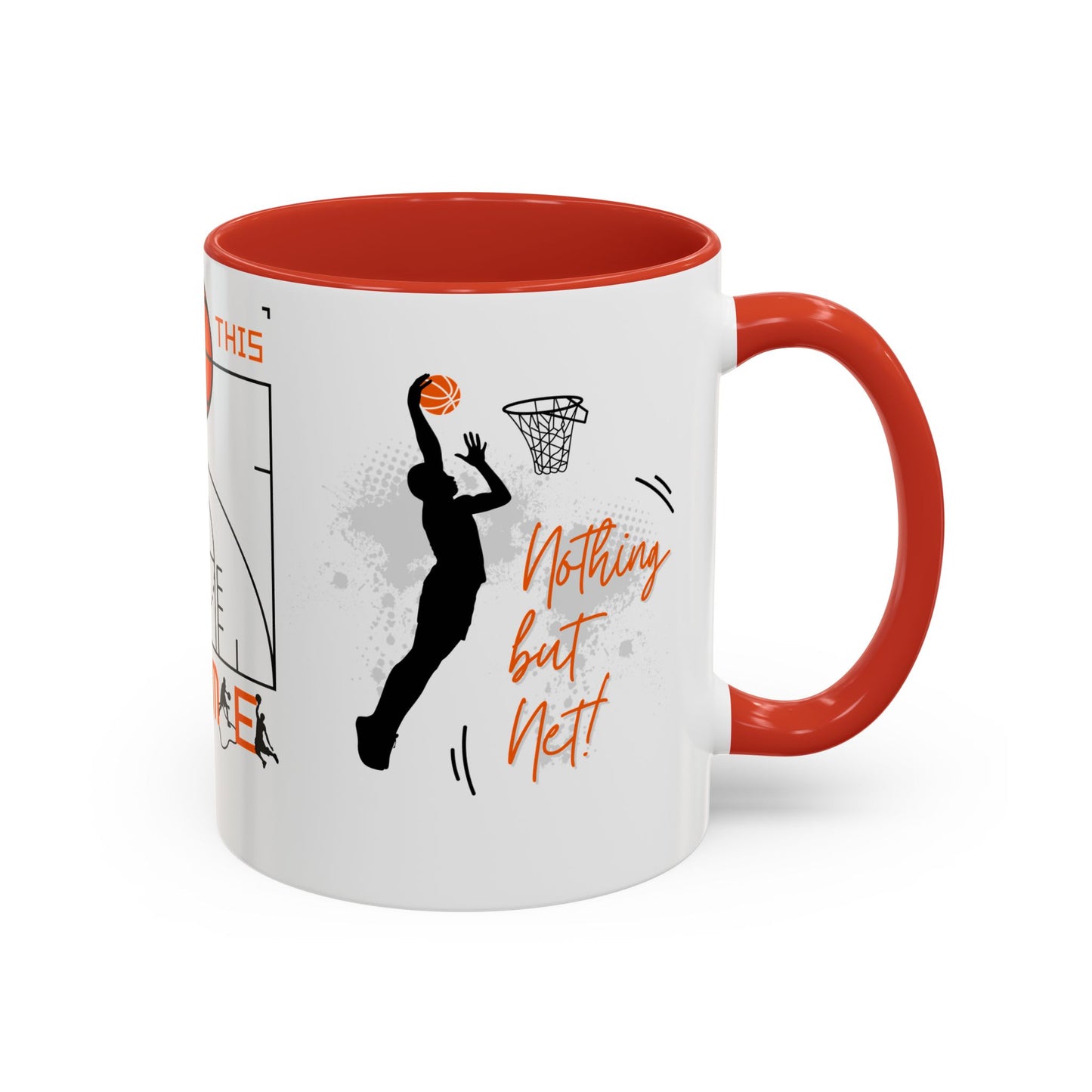 Love This Game, Basketball - Accent Coffee Mug (11, 15oz) - 10718