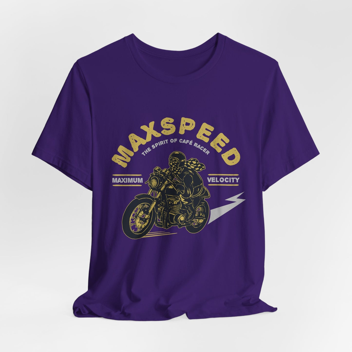 Maxspeed, The Spirit of Cafe Racer - Unisex Jersey Short Sleeve Tee - 13636