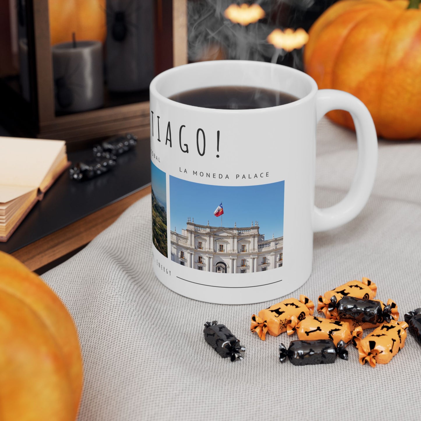 Hello, Santiago! Scenic Ceramic Mug - 11oz & 15oz - 12102
