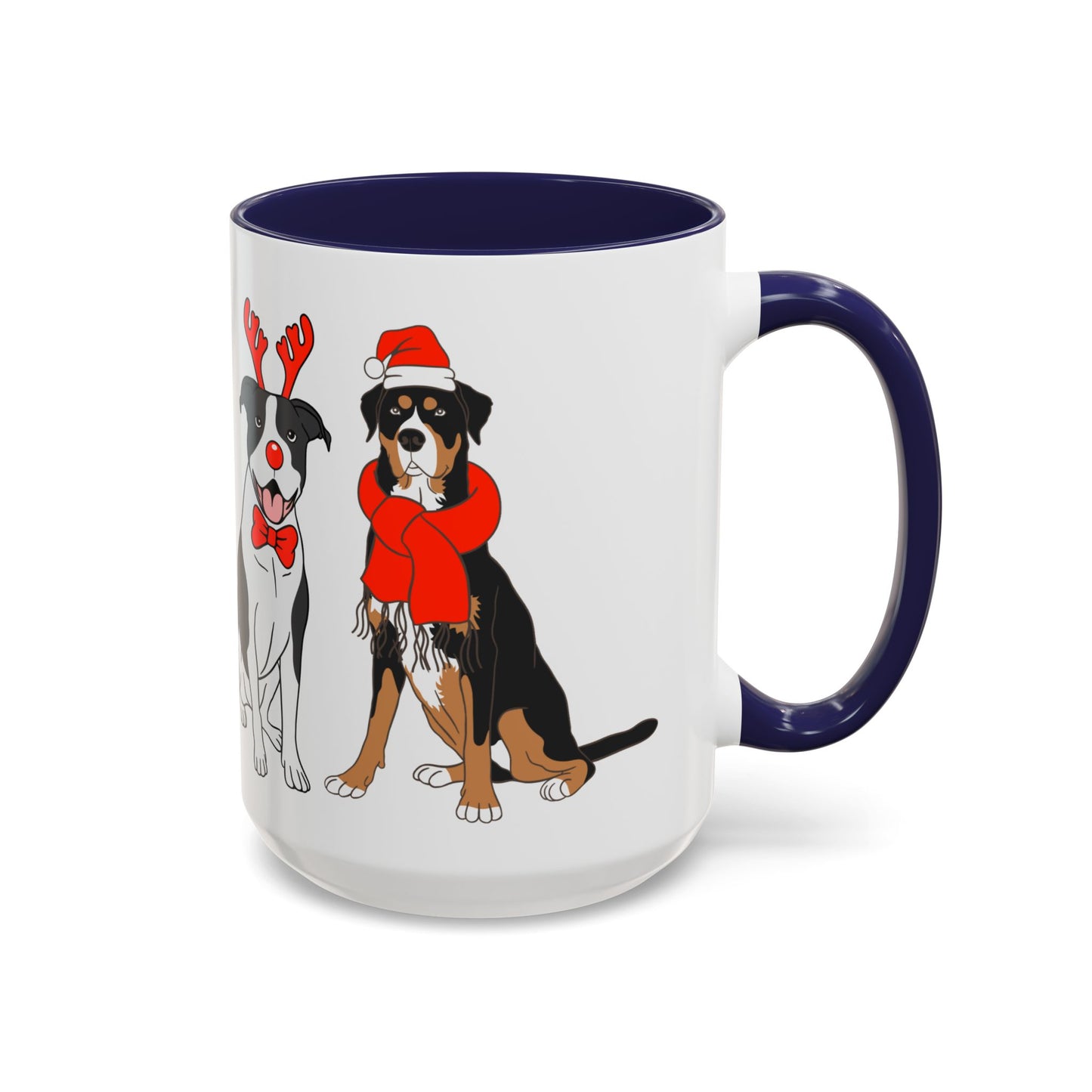 Christmas Dogs - Accent Coffee Mug (11, 15oz) - 10305