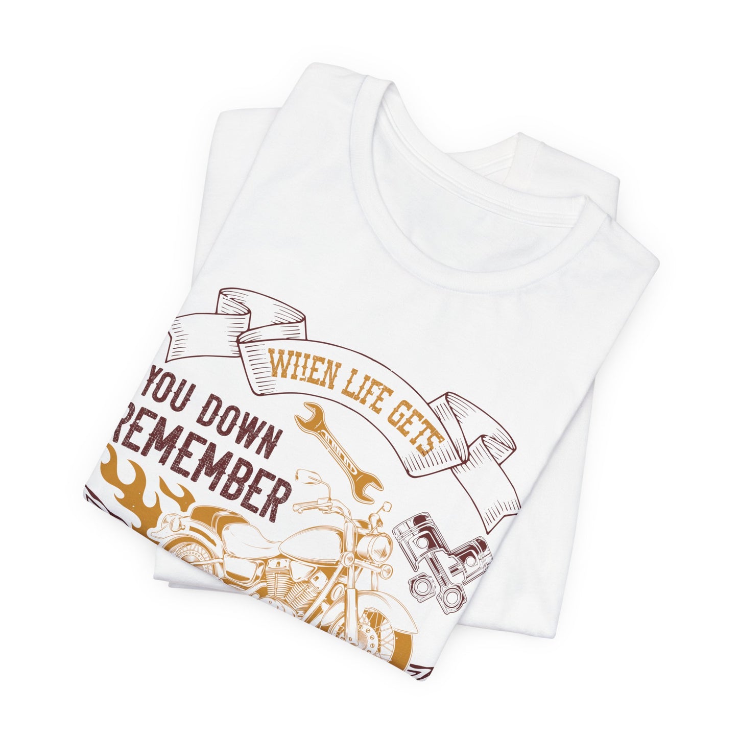 When Life Gets You Down, Remember It's Only One Down and the Rest is Up - Unisex Jersey Short Sleeve Tee - 14102