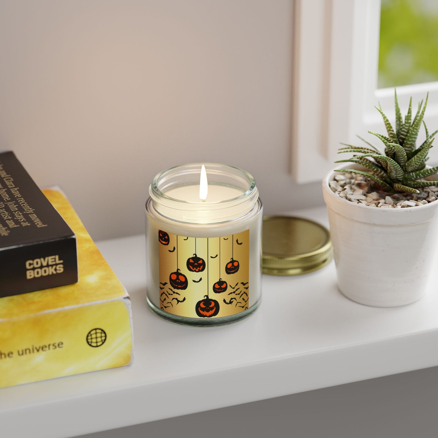 Pumpkin Party - Scented Coconut Apricot Candles (4oz, 9oz) - 14101