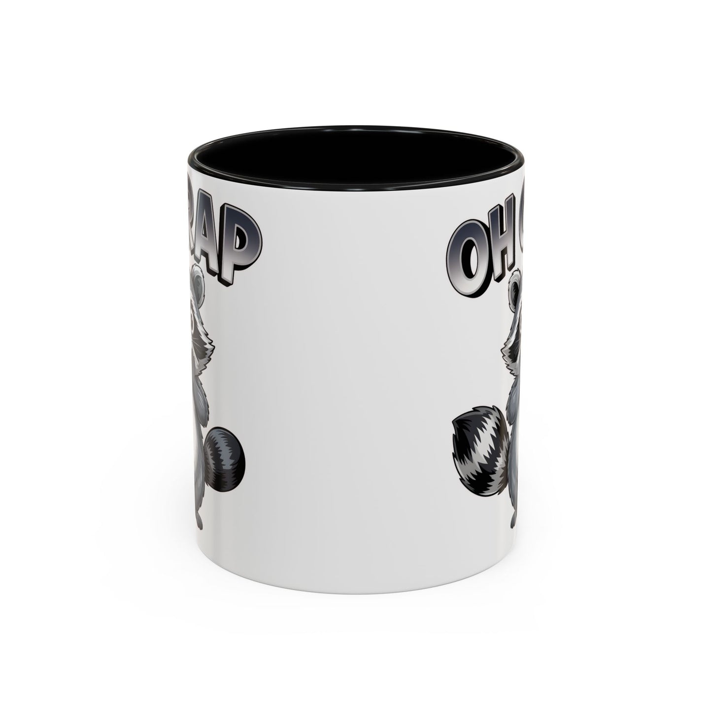 Oh Crap Raccoon Mug – Funny Cute Trash Panda Coffee Mug Gift  (11/15oz) - 14863