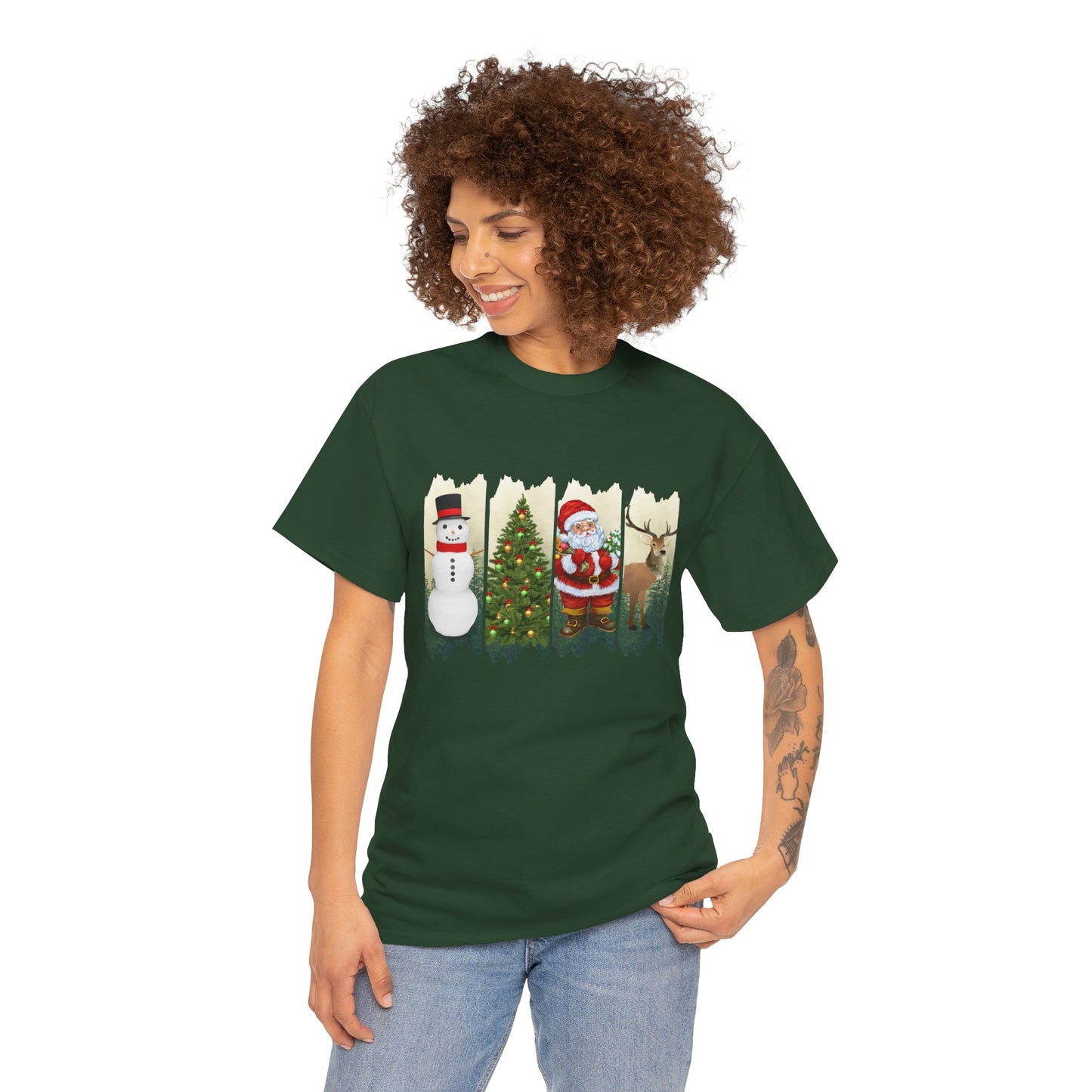 Merry Christmas - Unisex Heavy Cotton Tee - 10084