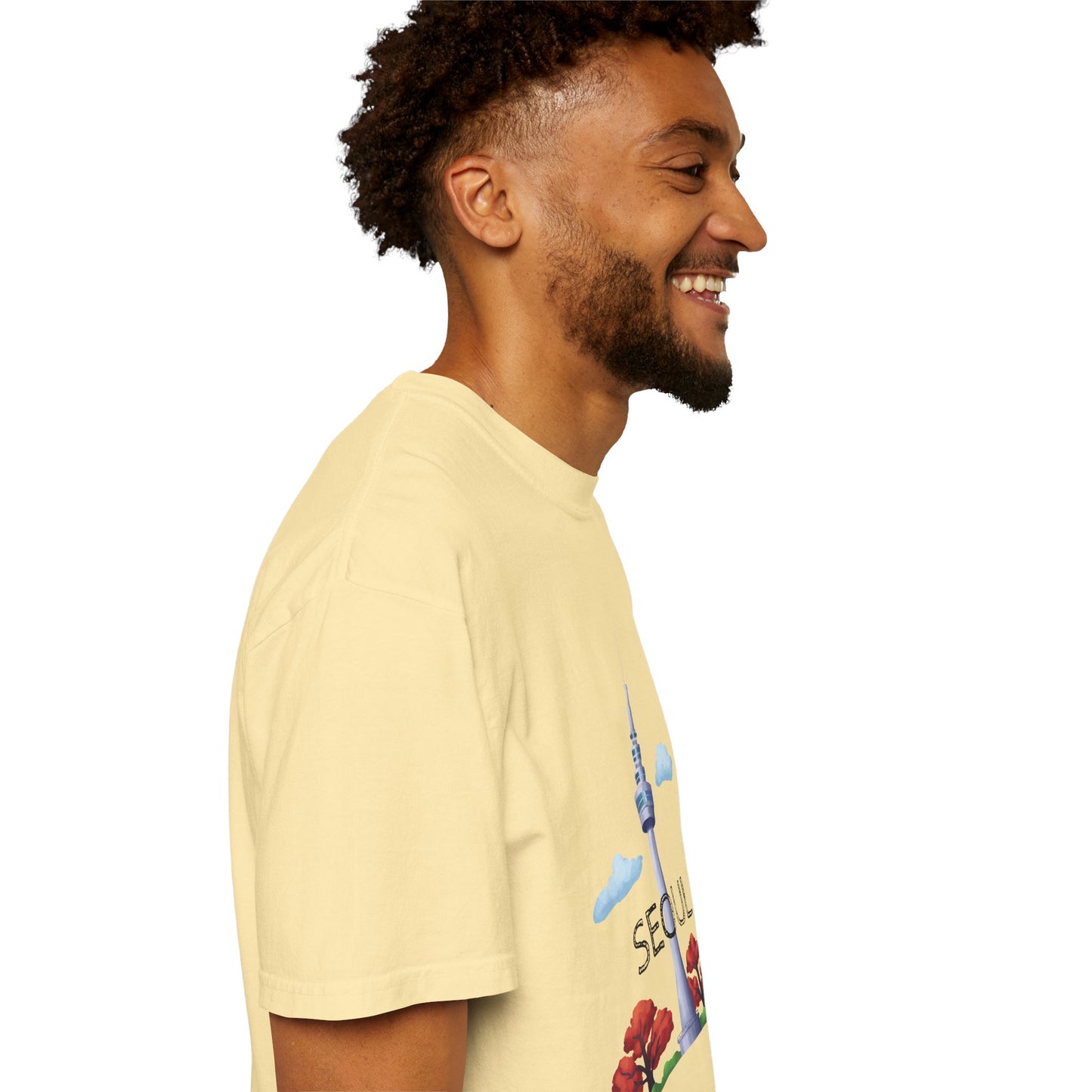 Seoul Skyline Unisex T-Shirt - Casual Travel Tee - 12046