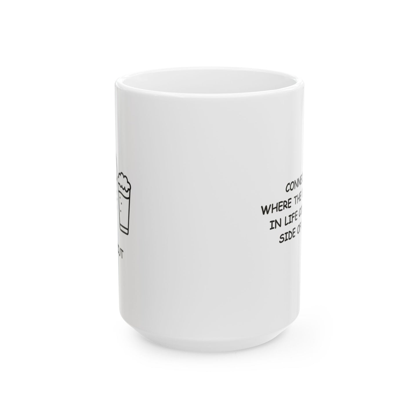 "Connecticut: Where the best things in life come with a side of lobster." Ceramic Mug - 13825