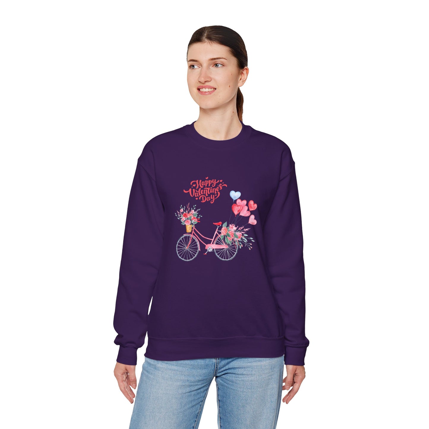 Happy Valentine's Day - Unisex Heavy Blend™ Crewneck Sweatshirt - 11381