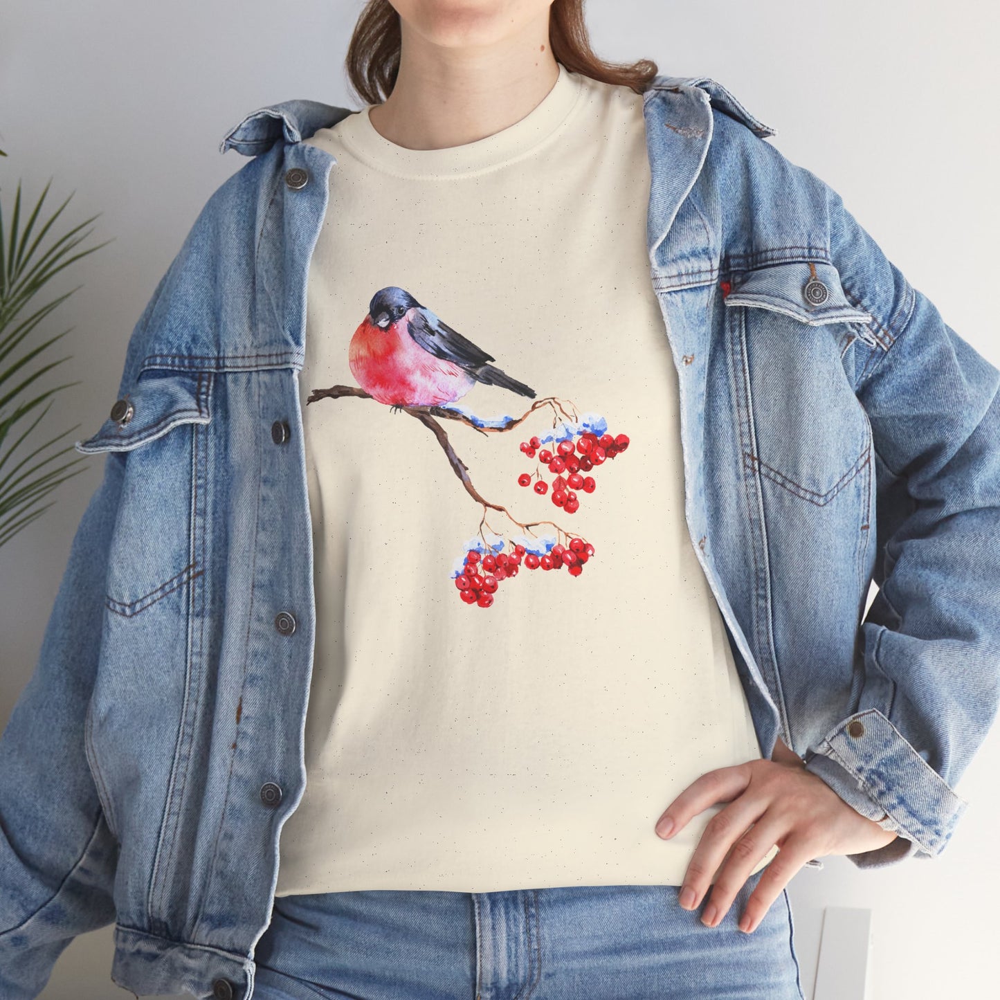 Bird & Cherry - Unisex Heavy Cotton Tee - 10345