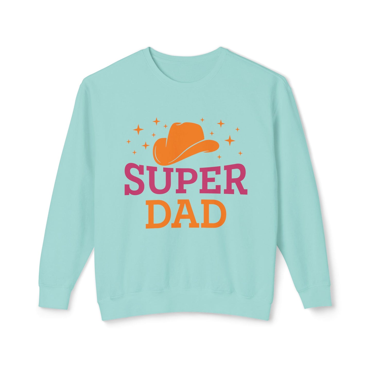 Super Dad Unisex Lightweight Crewneck Sweatshirt | Perfect Gift for Father's Day - 12907