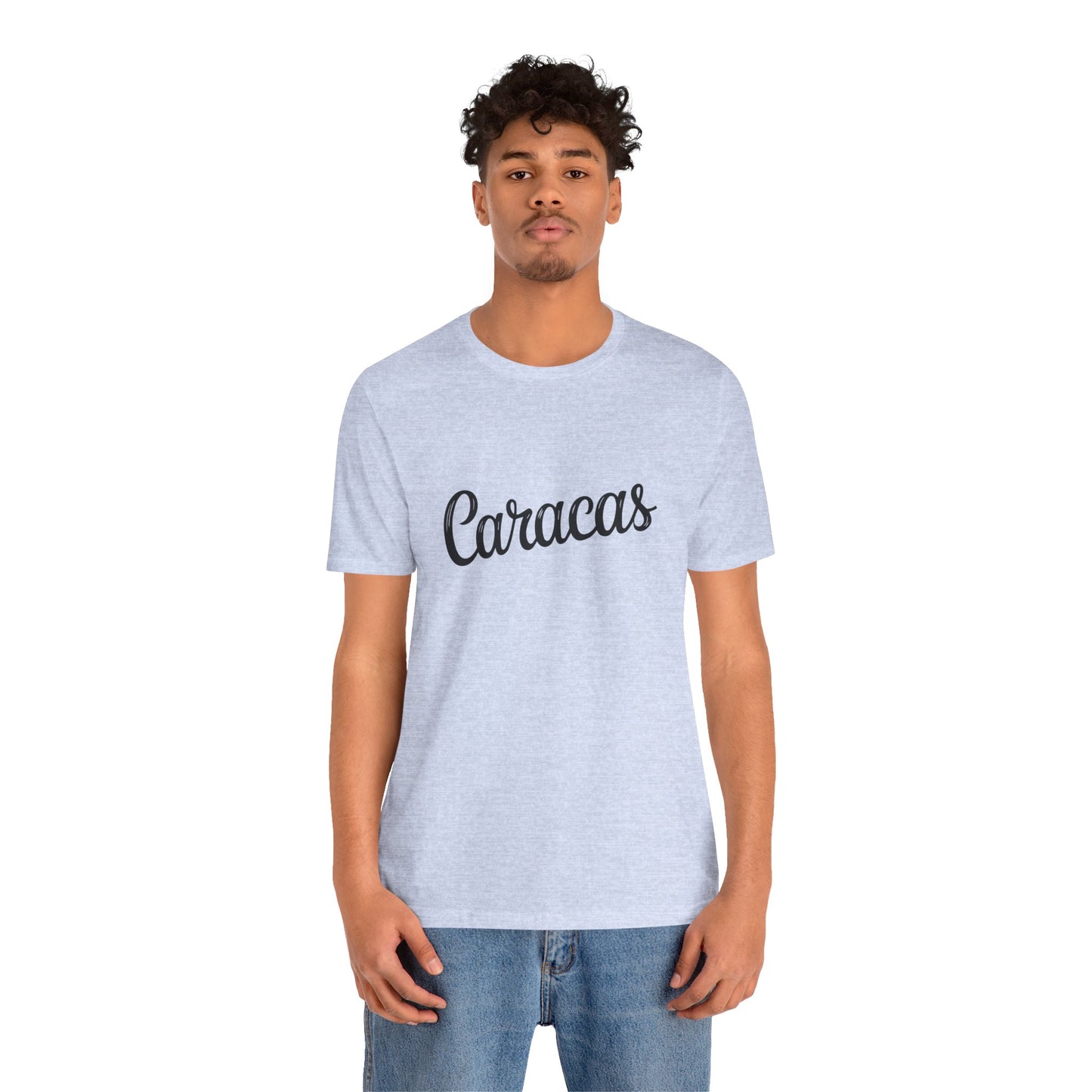 Caracas Unisex Jersey Short Sleeve Tee - Casual Graphic T-Shirt for Everyday Wear - 12270