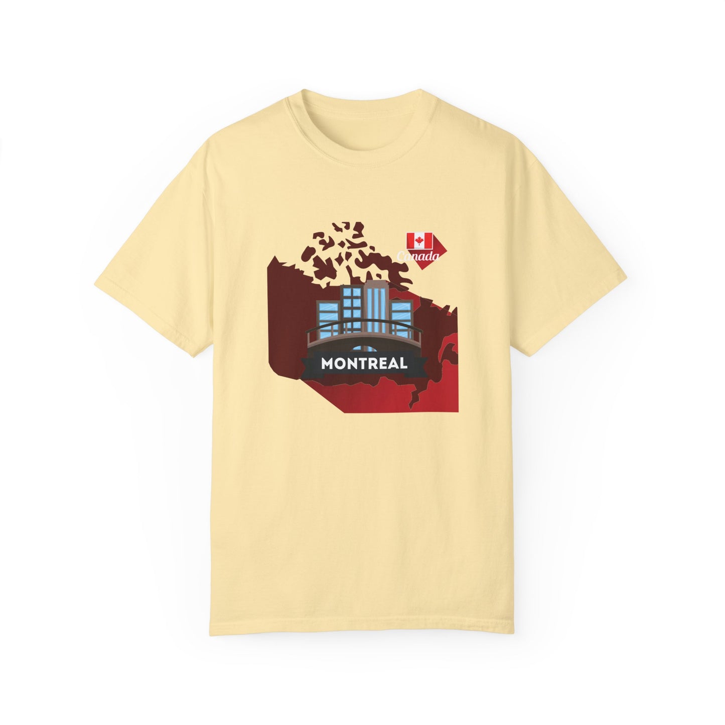 Montreal Graphic Unisex T-Shirt - Perfect for Travelers & Locals - 12201