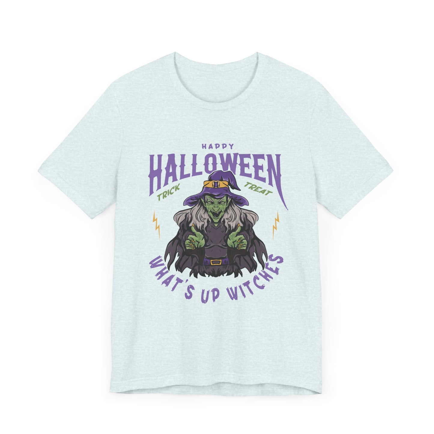 Happy Halloween, What's Up Witches  - Unisex Jersey Short Sleeve Tee