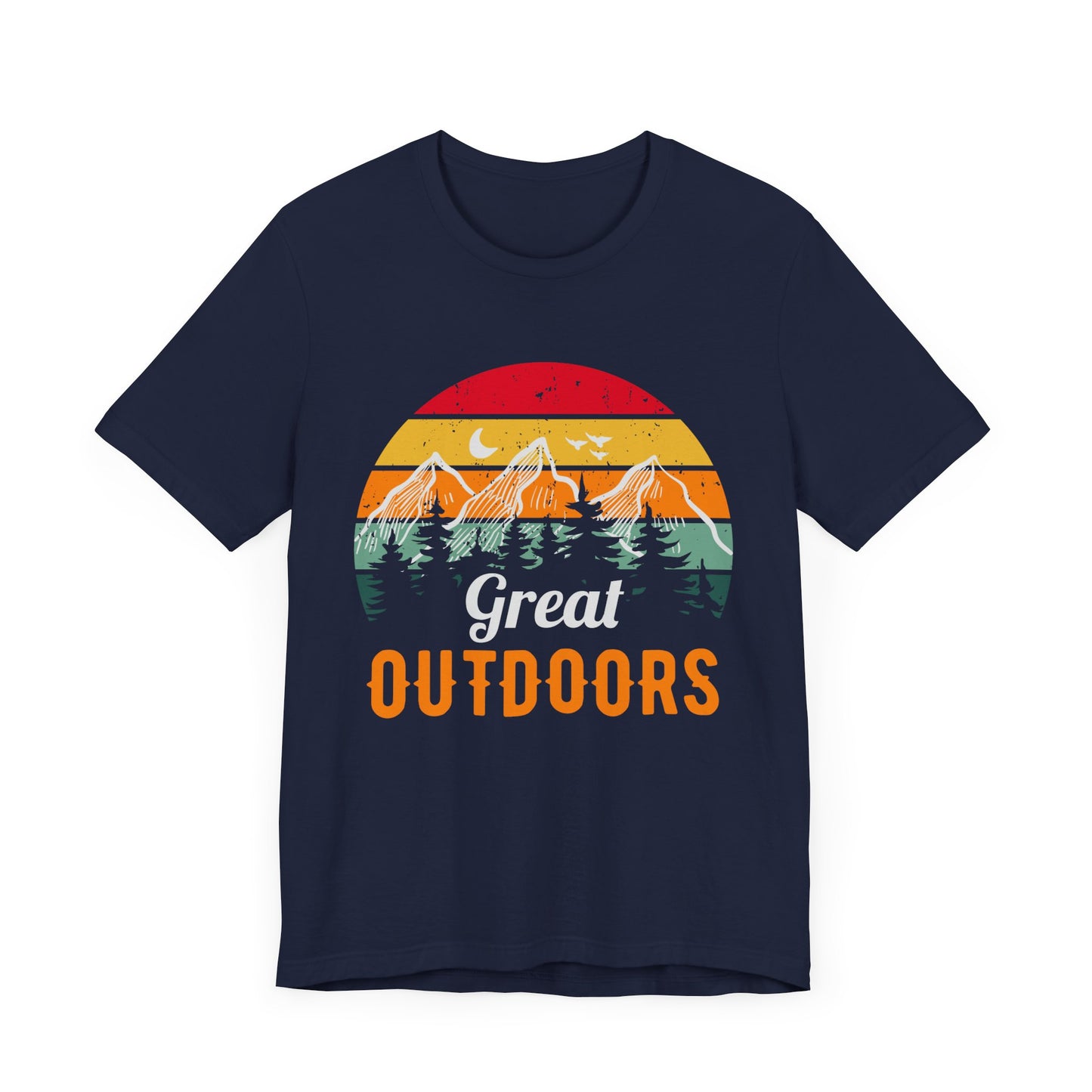 Camping: Great Outdoors - Unisex Jersey Short Sleeve Tee