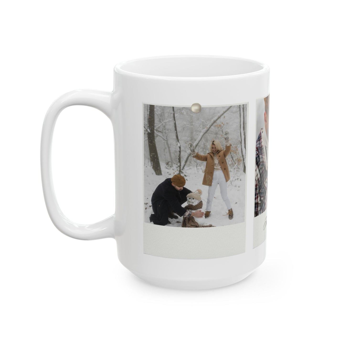 Ann & Mike, Photos, Customizable - Ceramic Mug, (11oz, 15oz) - 10861