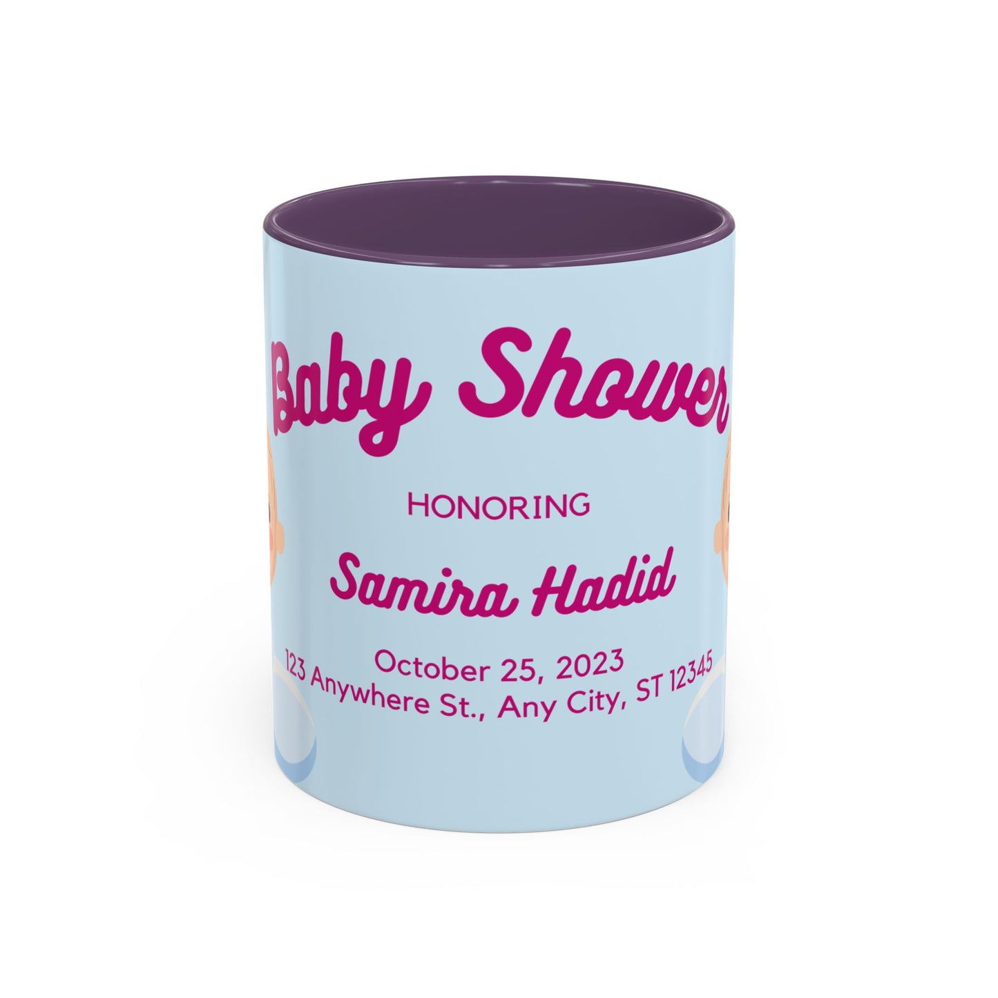 Baby Shower, Detail Customizable - Accent Coffee Mug (11, 15oz) - 11075