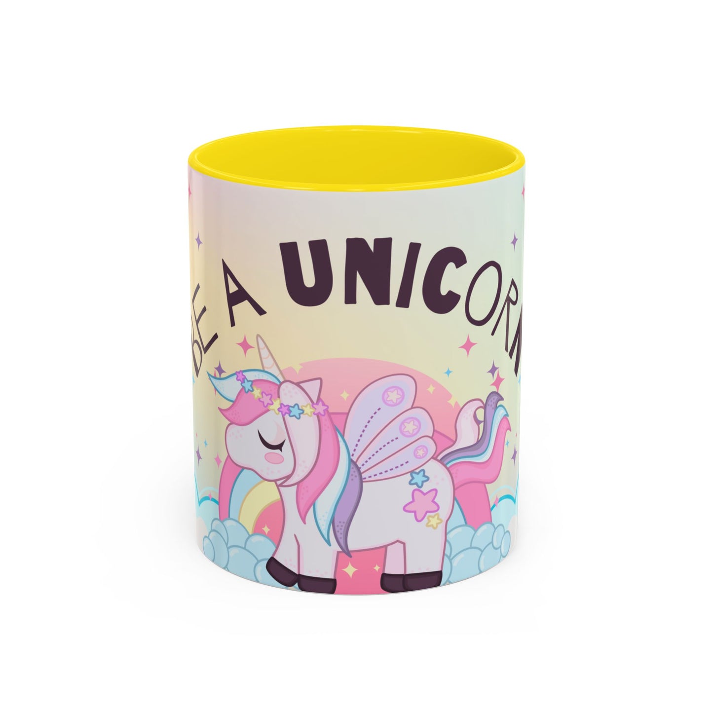 Be A Unicorn - Accent Coffee Mug (11, 15oz) - 11007