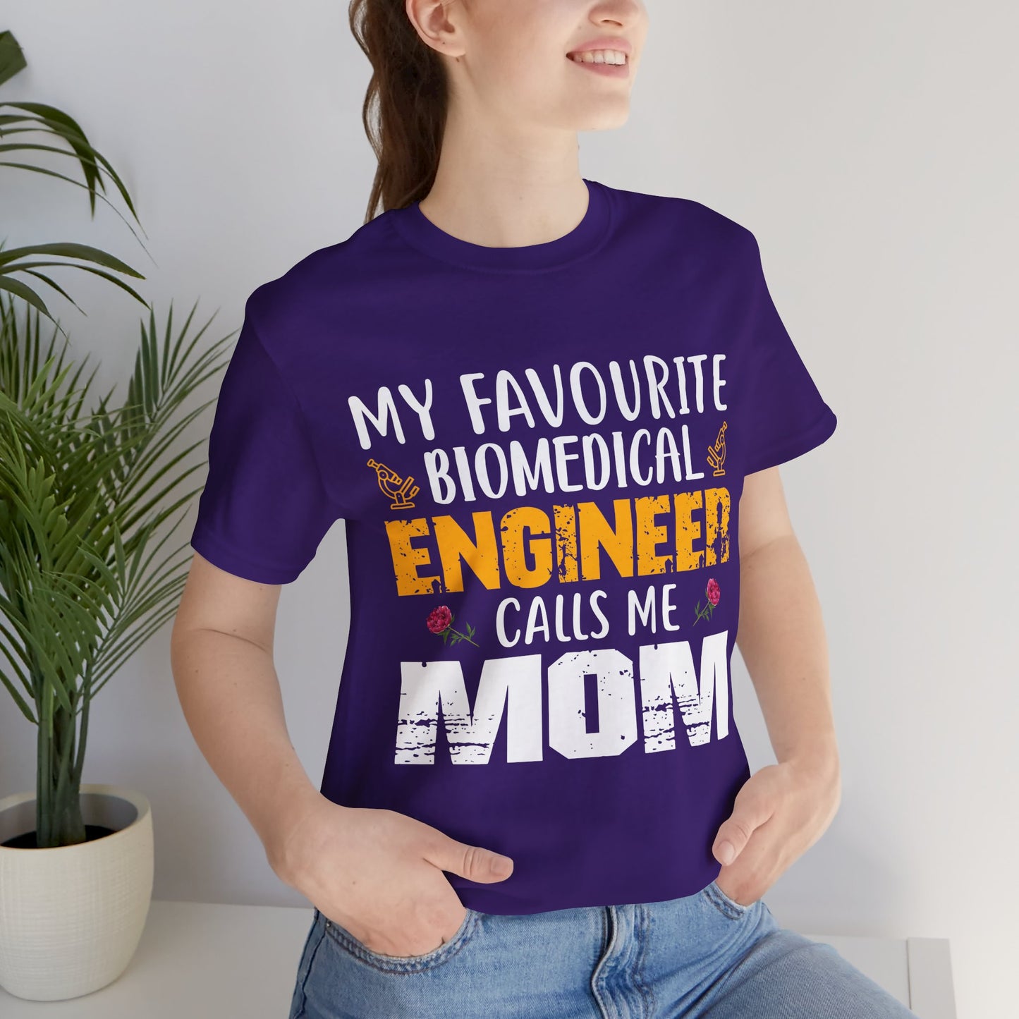 My Favorite Biochemical Engineer Calls Me Mom - Unisex Jersey Short Sleeve Tee - 13552