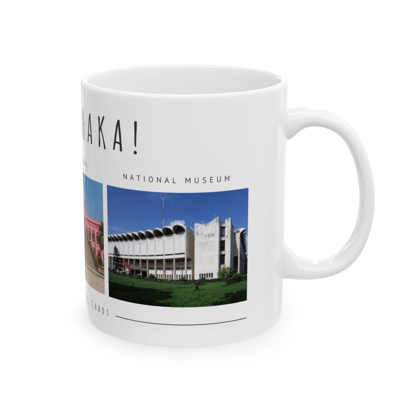 Hello Dhaka! Ceramic Mug – 11oz & 15oz – Perfect Gift for Travel Lovers and Culture Enthusiasts - 12211