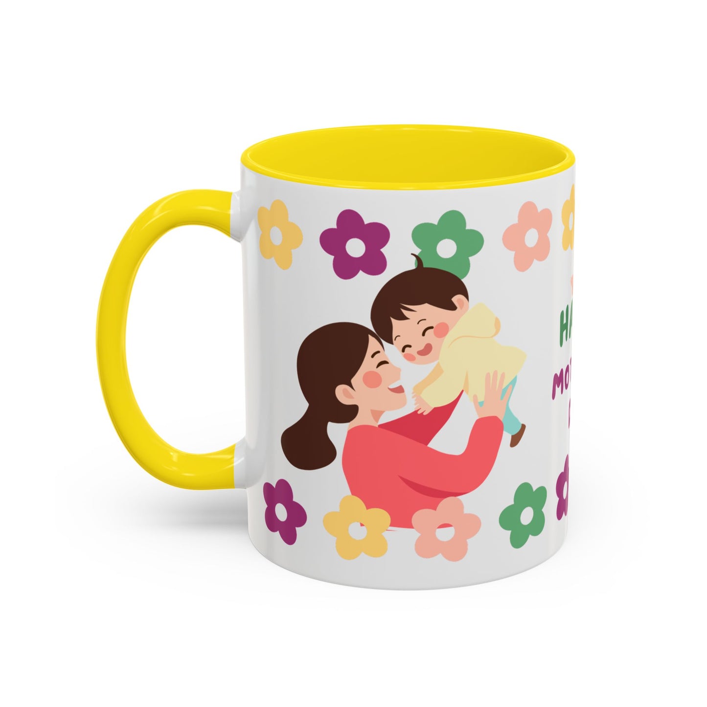 Happy Mother's Day Floral Accent Coffee Mug - 11/15oz - 12491