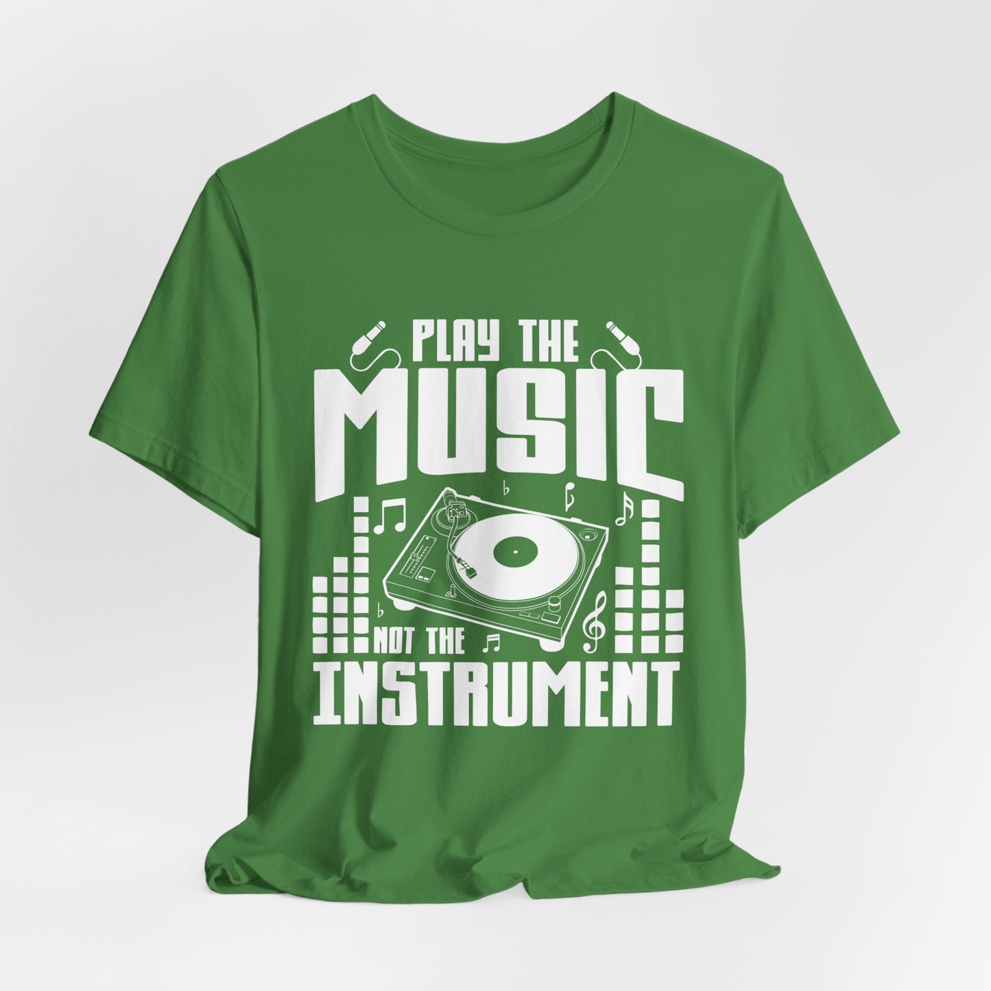 Play The Music Instrument - Unisex Jersey Short Sleeve Tee