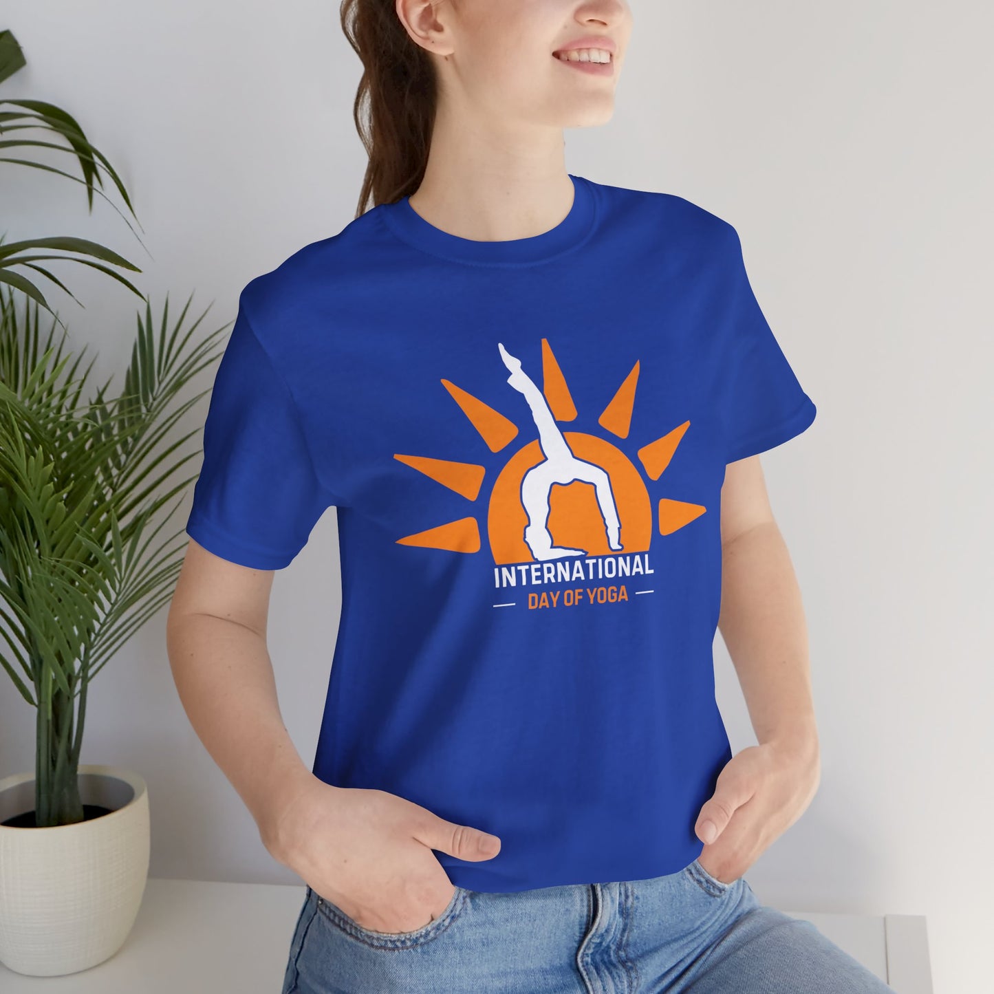 International Day Of Yoga - Unisex Jersey Short Sleeve Tee