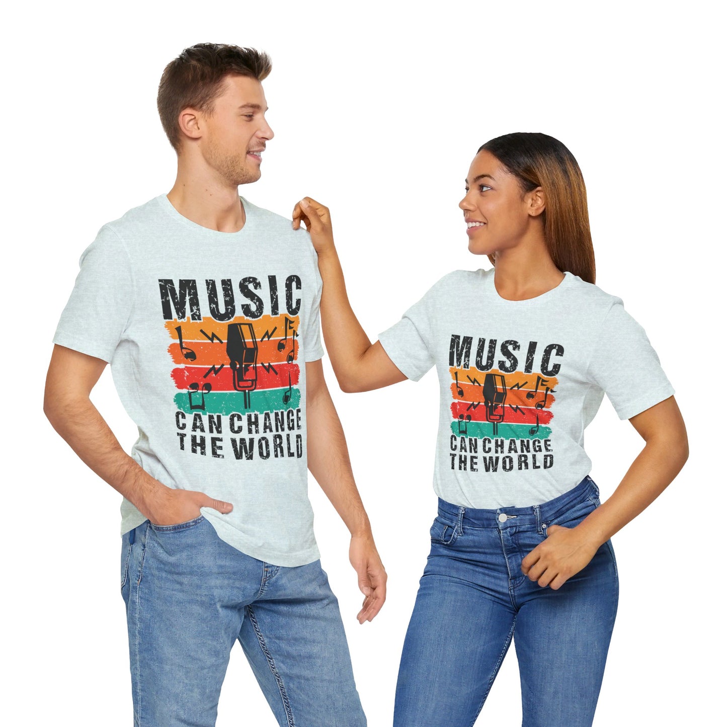 Music Can Change The World - Unisex Jersey Short Sleeve Tee