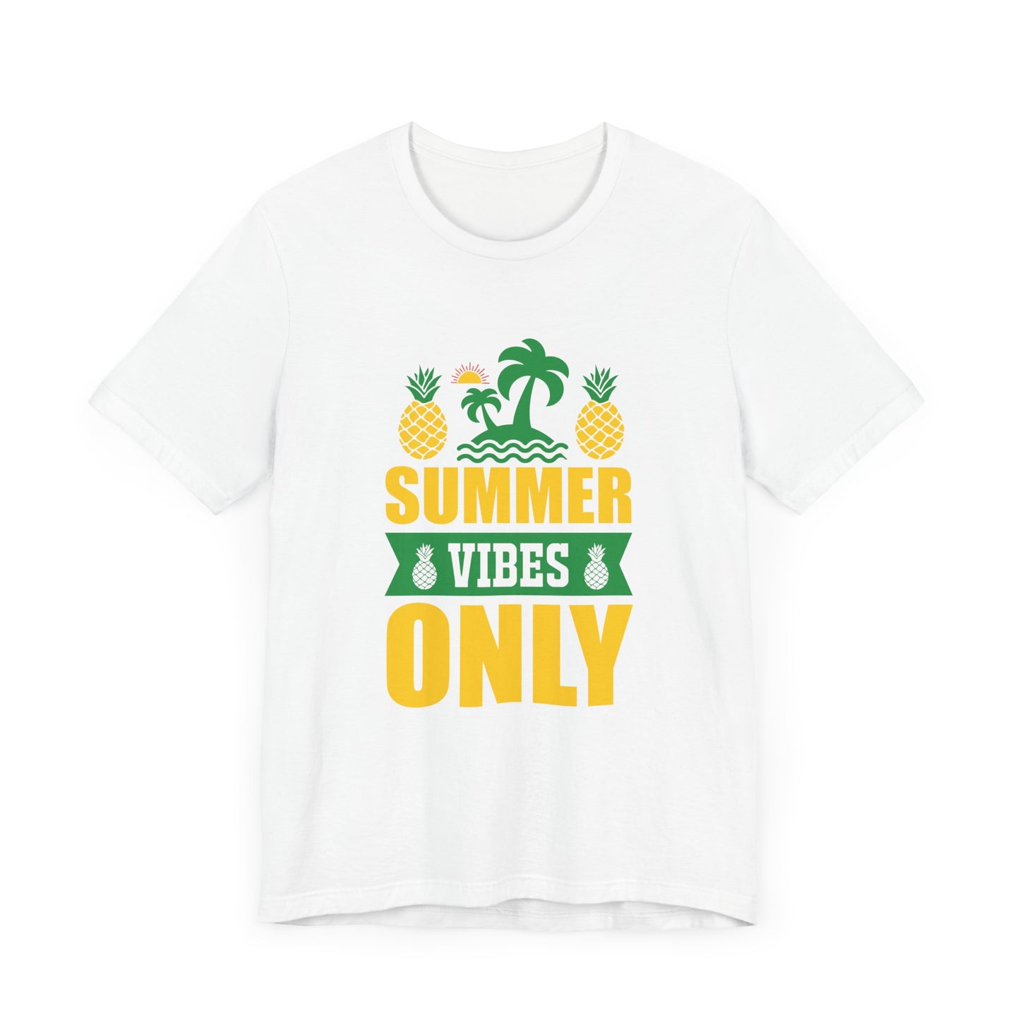Summer Vibes Only- Unisex Jersey Short Sleeve Tee - 13187