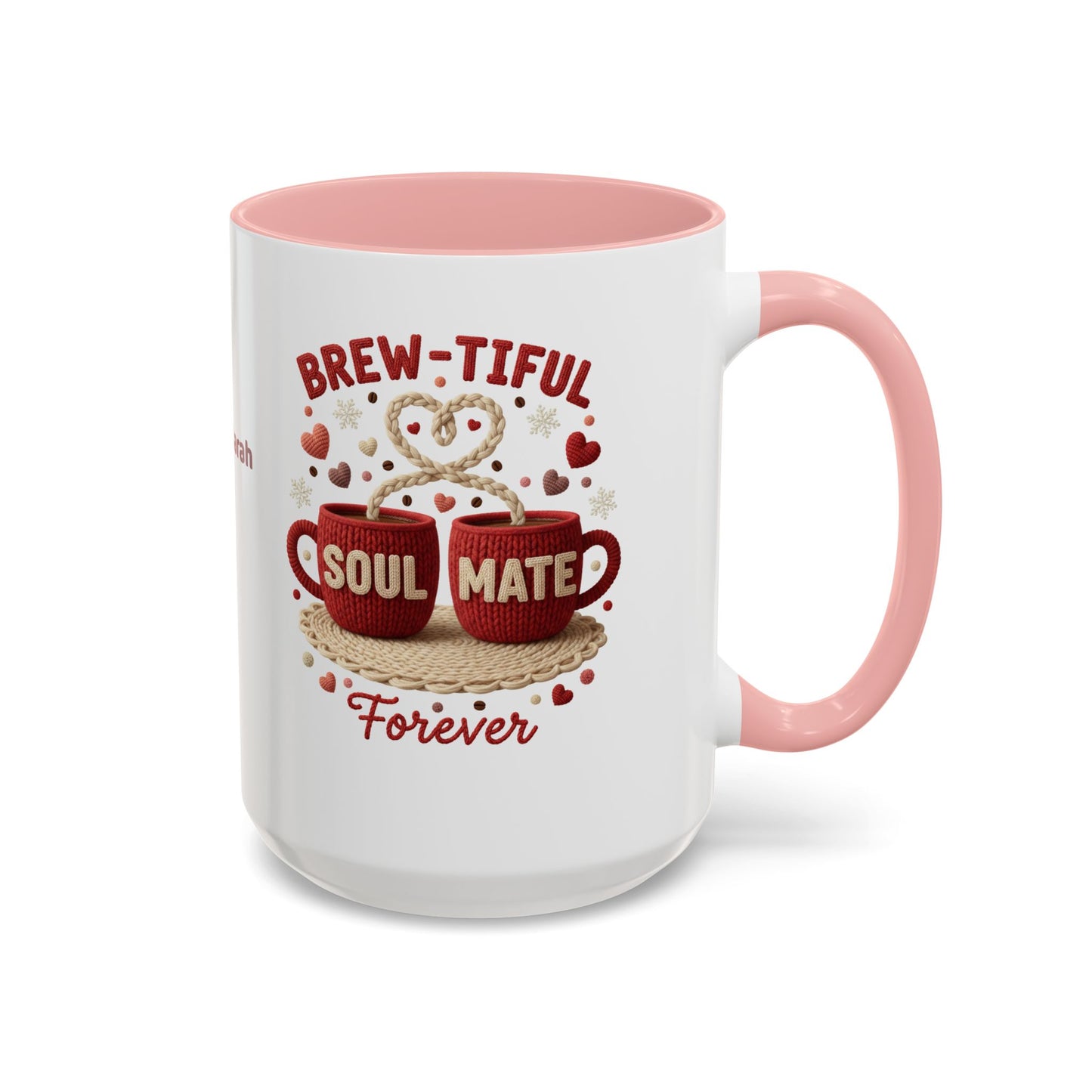 Brew-tiful Soulmates Forever Personalized Mug — Custom Names & Established Date (11oz / 15oz) - 14746