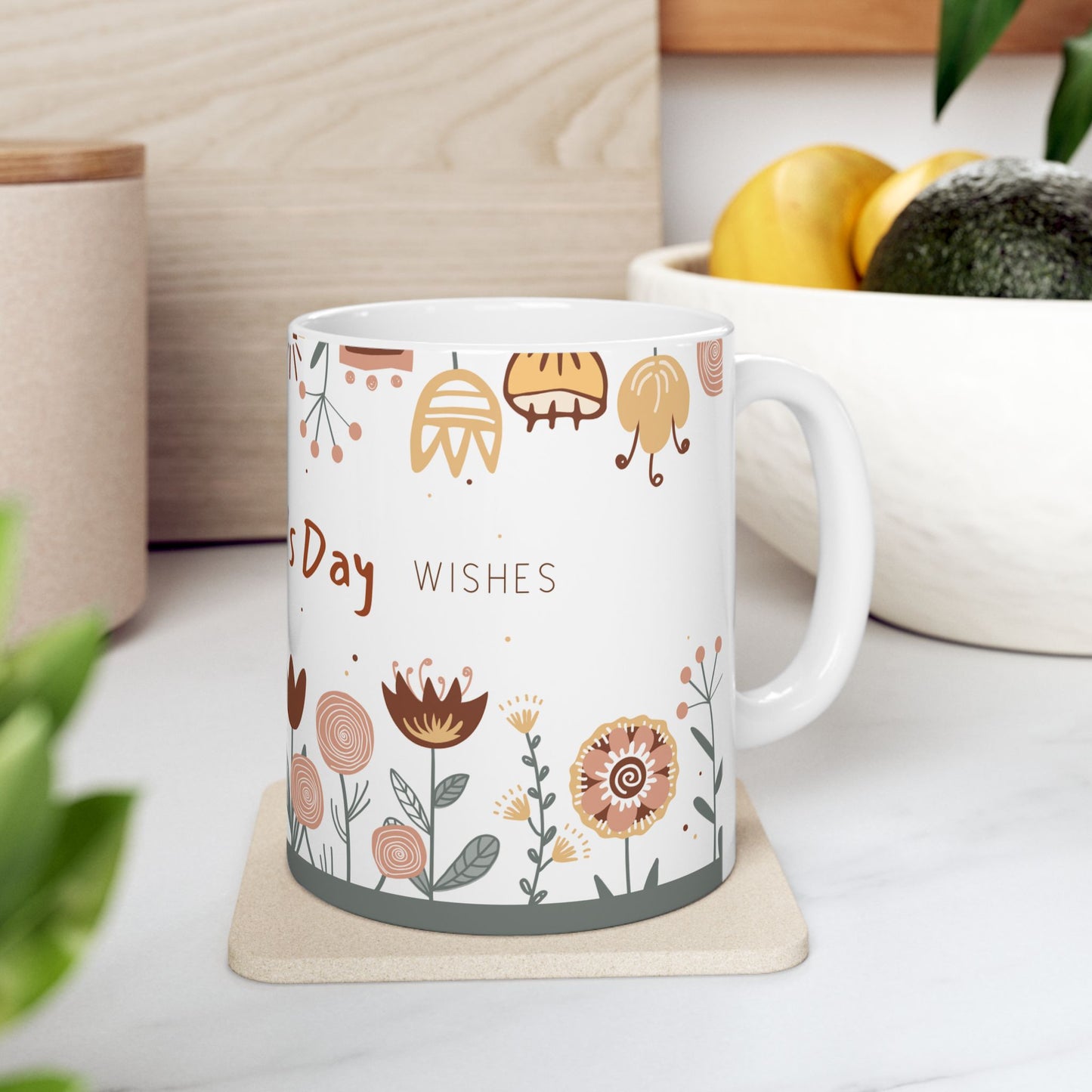Warmest Mother's Day Wishes, Customizable - Ceramic Mug, (11oz, 15oz) - 10898