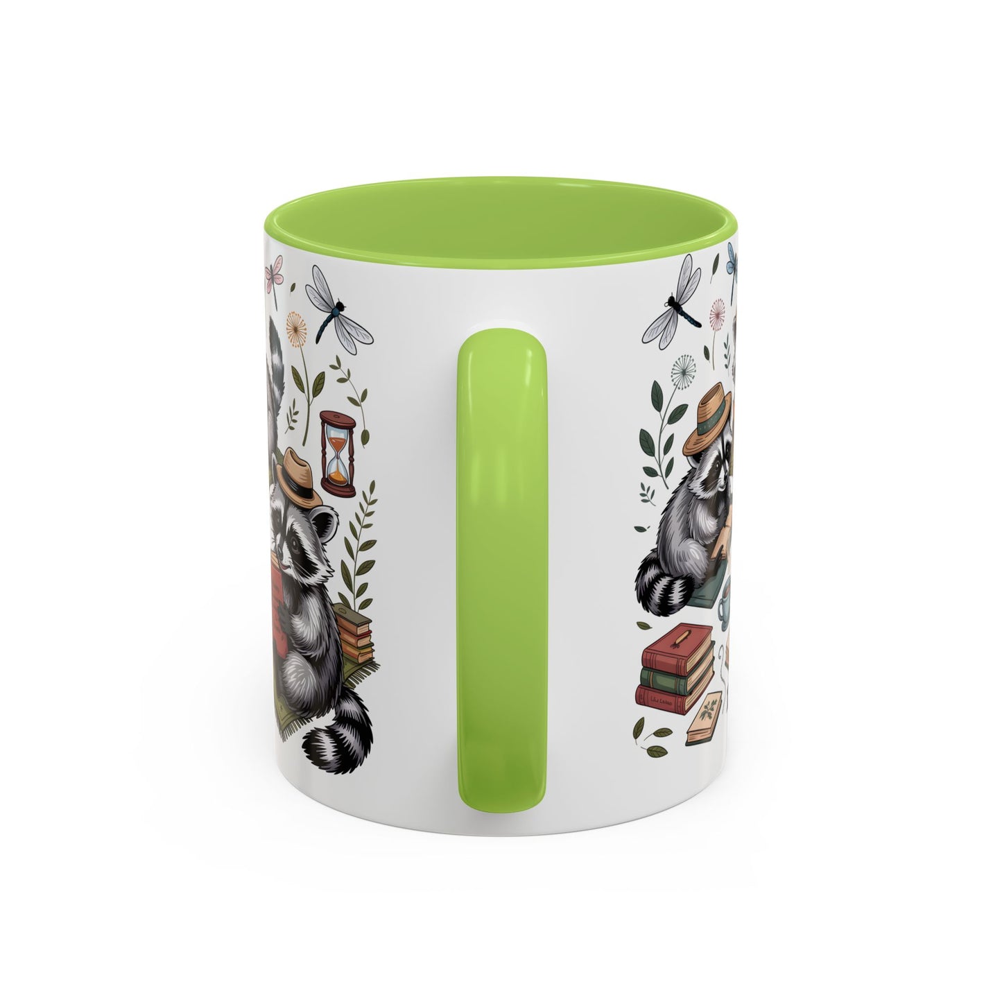 Raccoons Love Books Mug – Cute Reading Coffee Mug Gift for Book Lovers (11oz / 15oz) - 14801