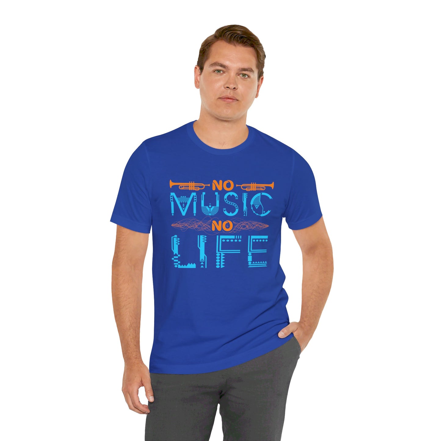 No Music No Life - Unisex Jersey Short Sleeve Tee