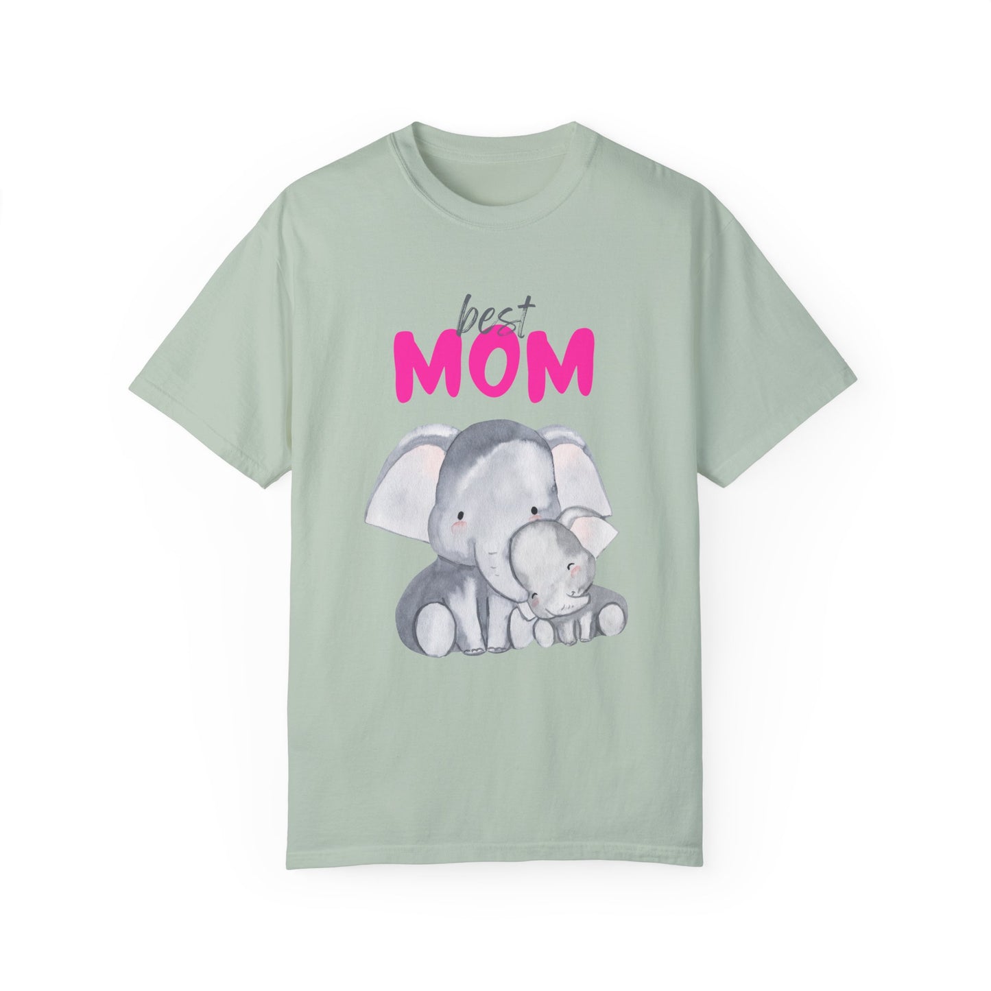 Best Mom Elephant Graphic T-Shirt for Mother's Day - 11820