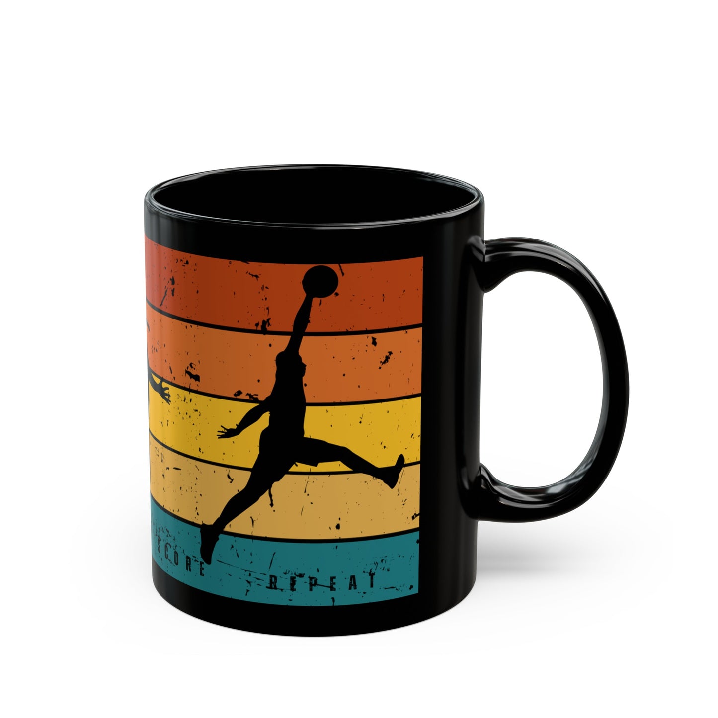 Basketball Black Mug