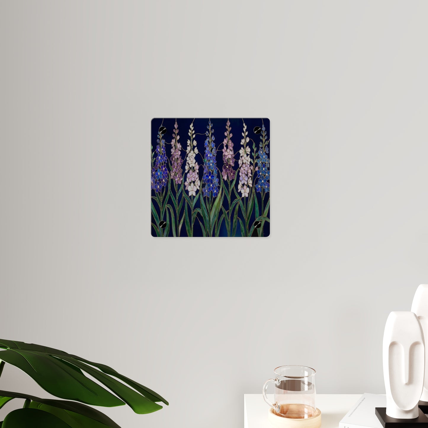 Larkspur Floral Acrylic Wall Art — 14605