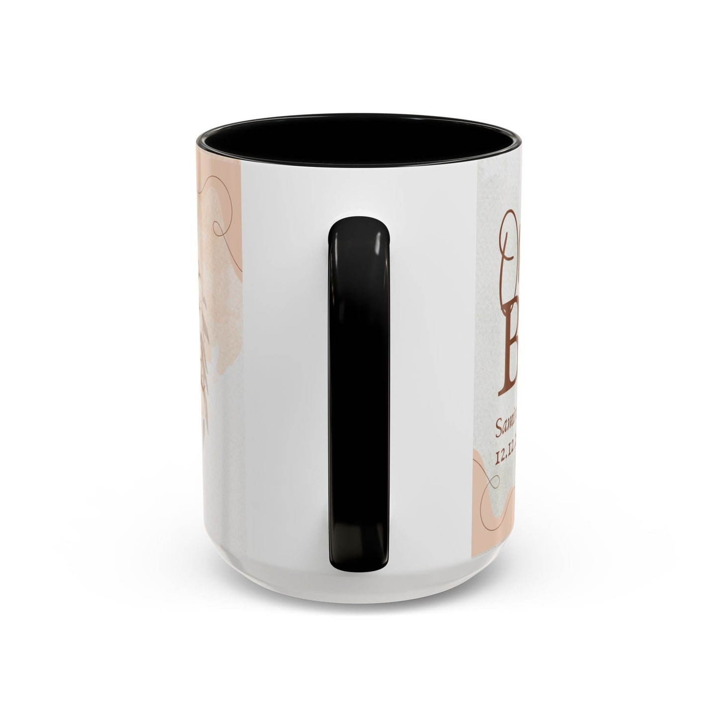 Oh Baby, Samira's Baby Shower, Customizable - Accent Coffee Mug (11, 15oz) - 10882