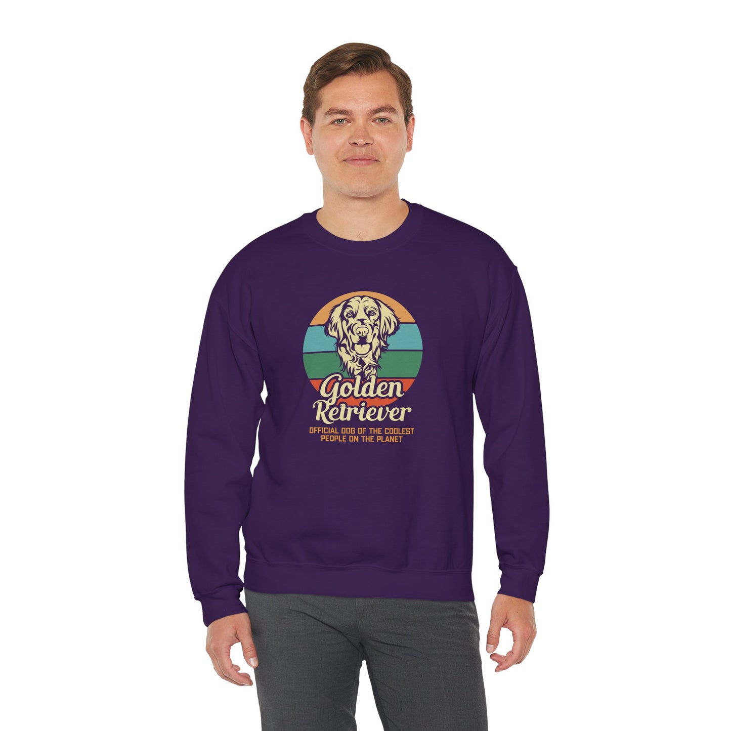 Golden Retriever - Official Dog of the Coolest People on the Planet - Unisex Heavy Blend™ Crewneck Sweatshirt