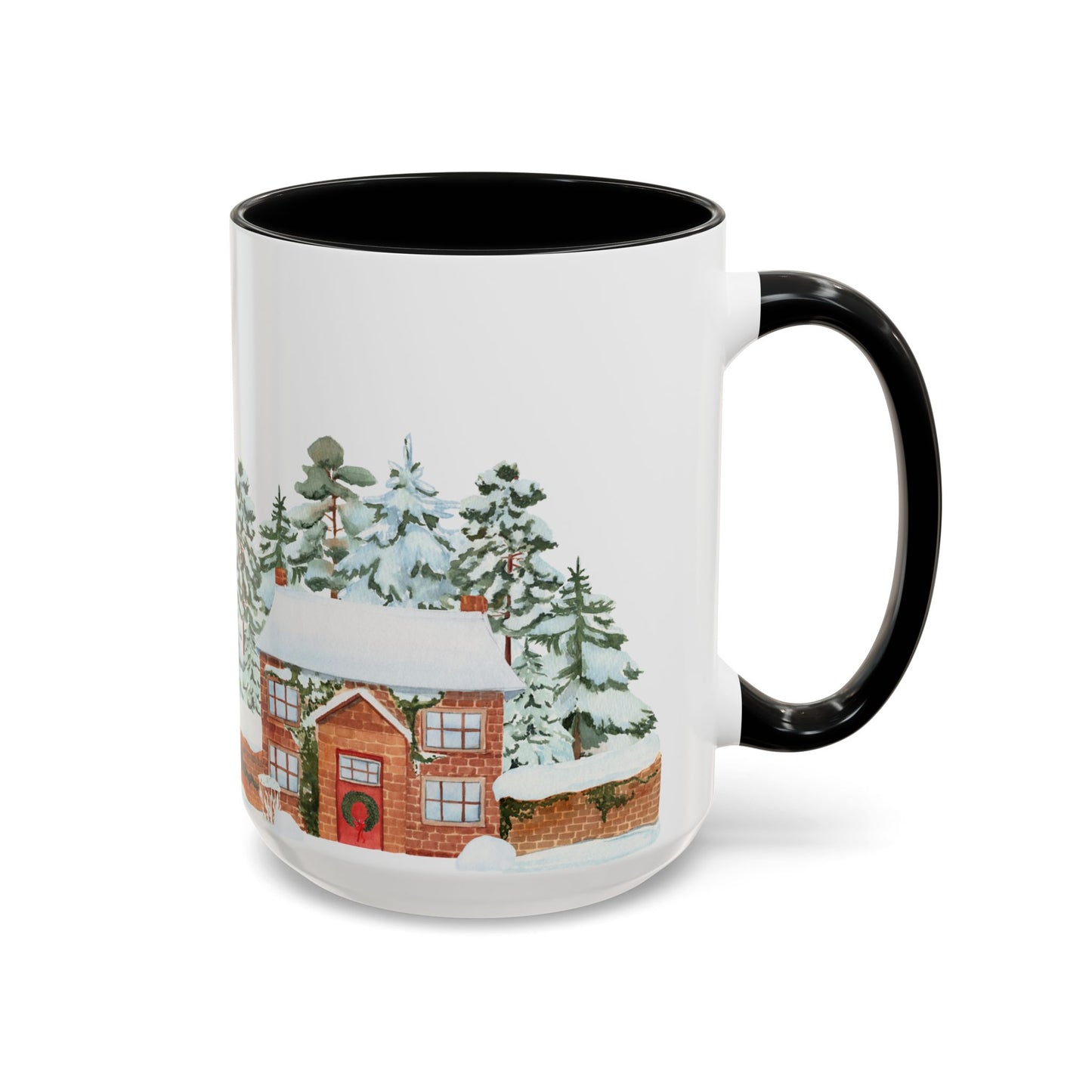 Christmas Houses - Accent Coffee Mug (11, 15oz) - 10456