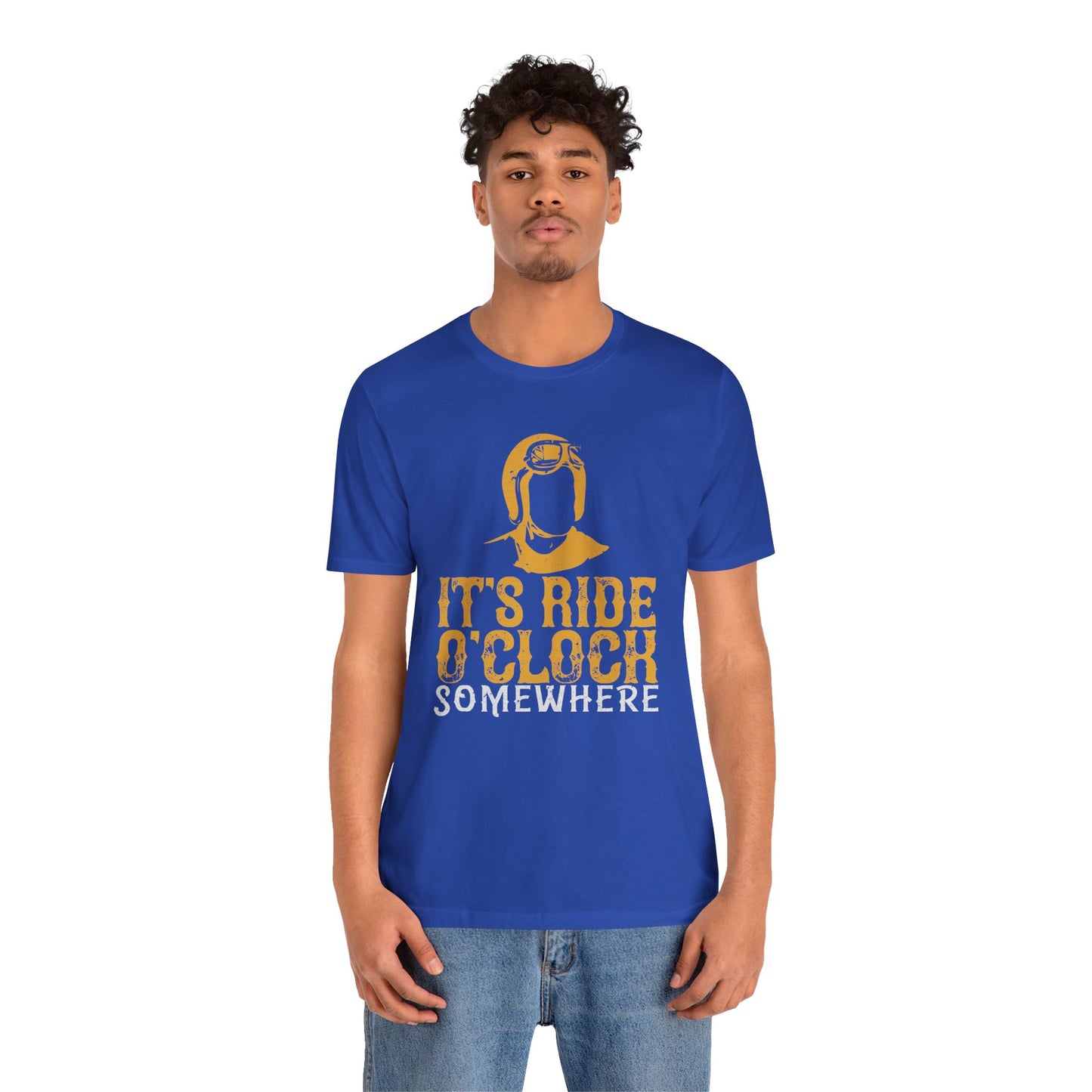 It’s Ride O’Clock Somewhere - Unisex Jersey Short Sleeve Tee - 13755