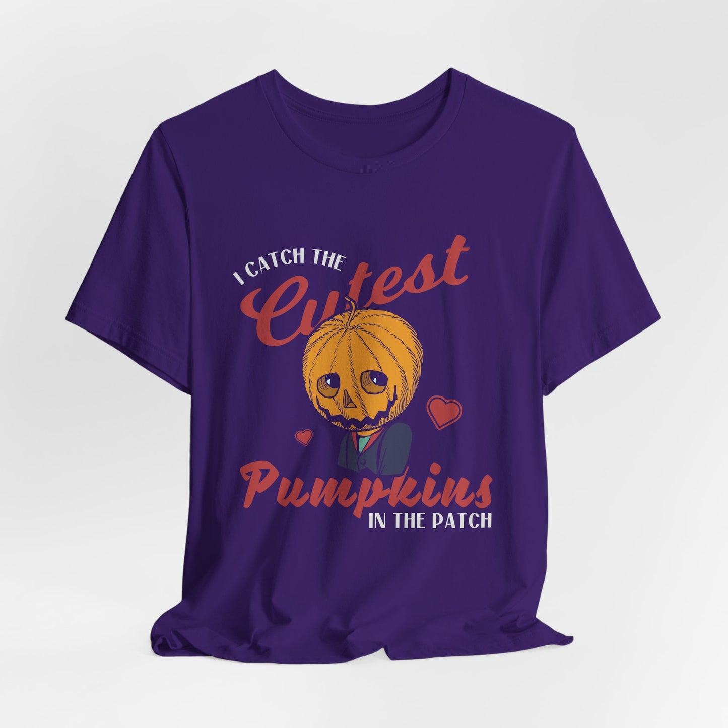 Halloween: I Catch The Cutest Pumpkins In The Patch - Unisex Jersey Short Sleeve Tee - 12922