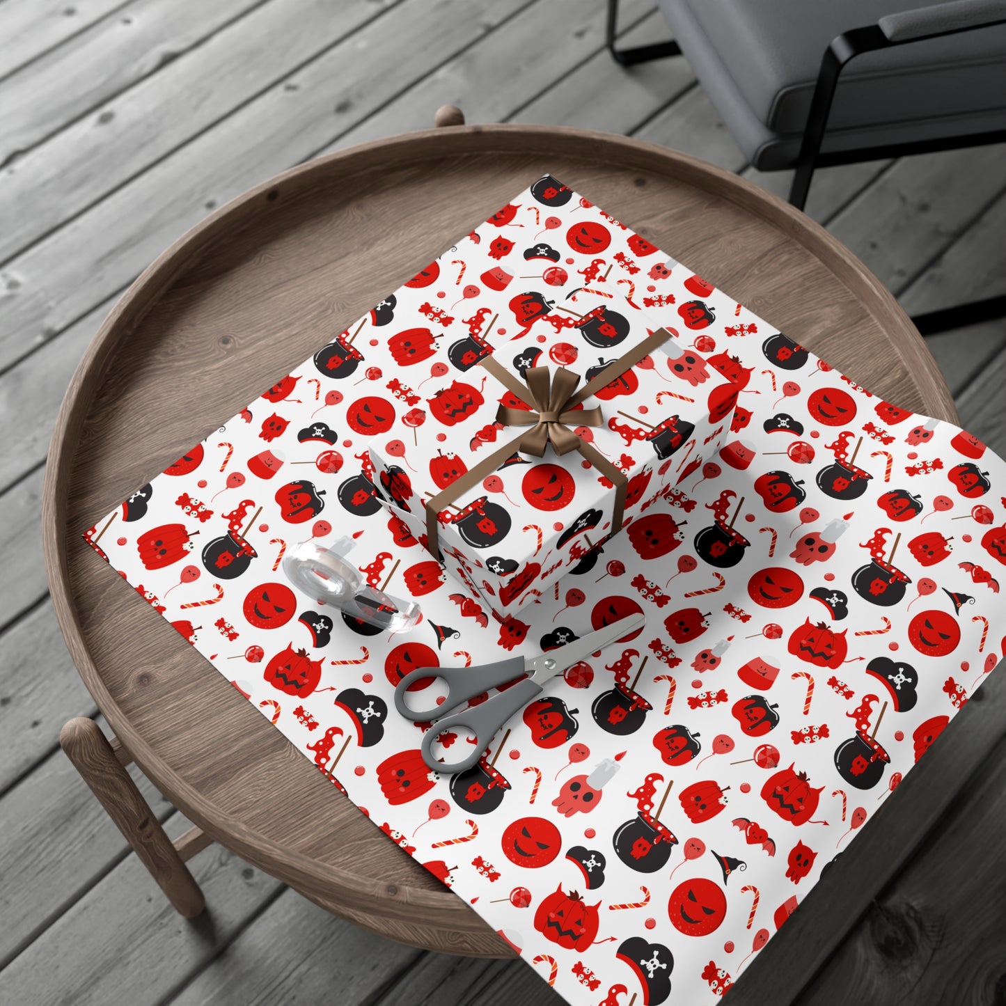 Red Halloween - Gift Wrap Papers