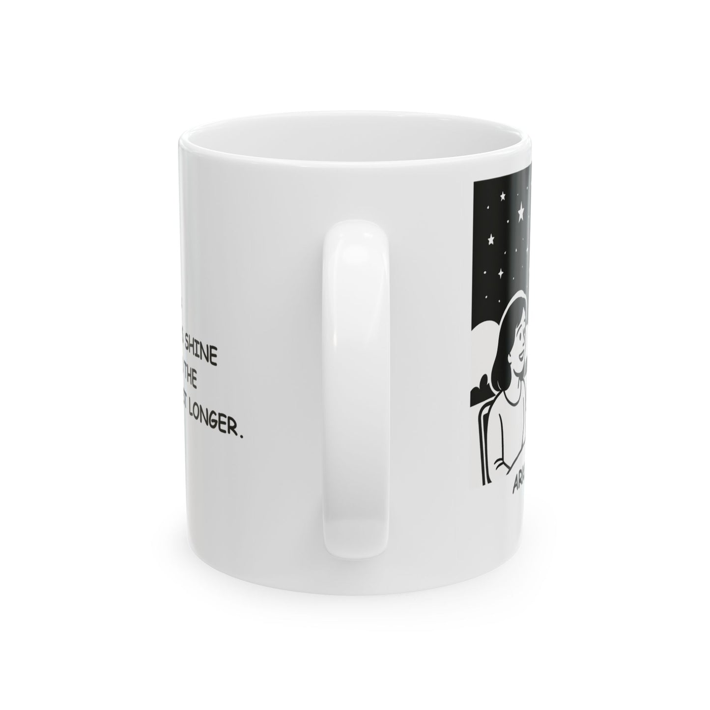 "Arkansas: Where the stars shine brighter and the conversations last longer." Ceramic Mug - 13325
